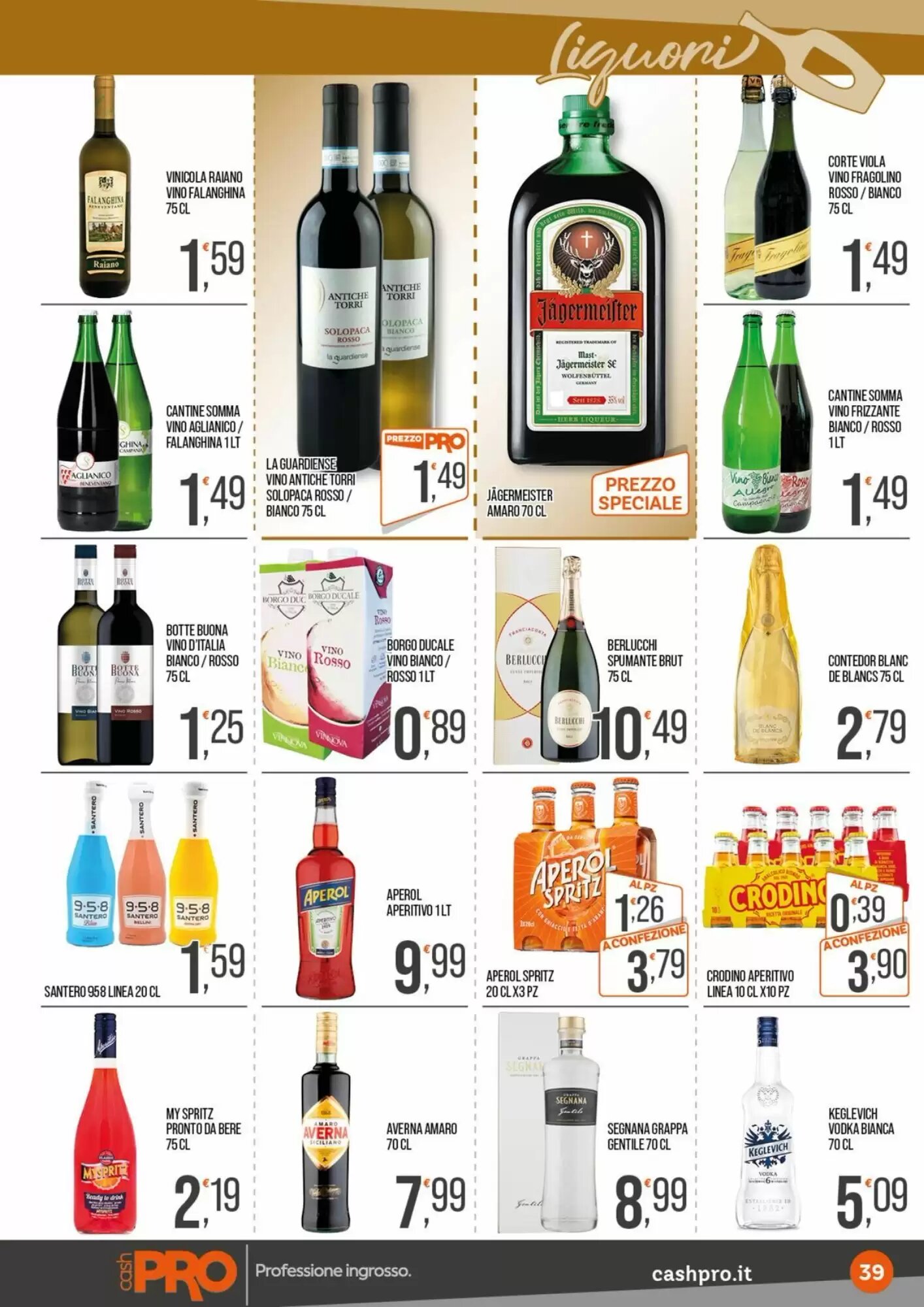 Volantino promozionale Cash pro  valide dal 05/10/2026 - Pagina 39.
