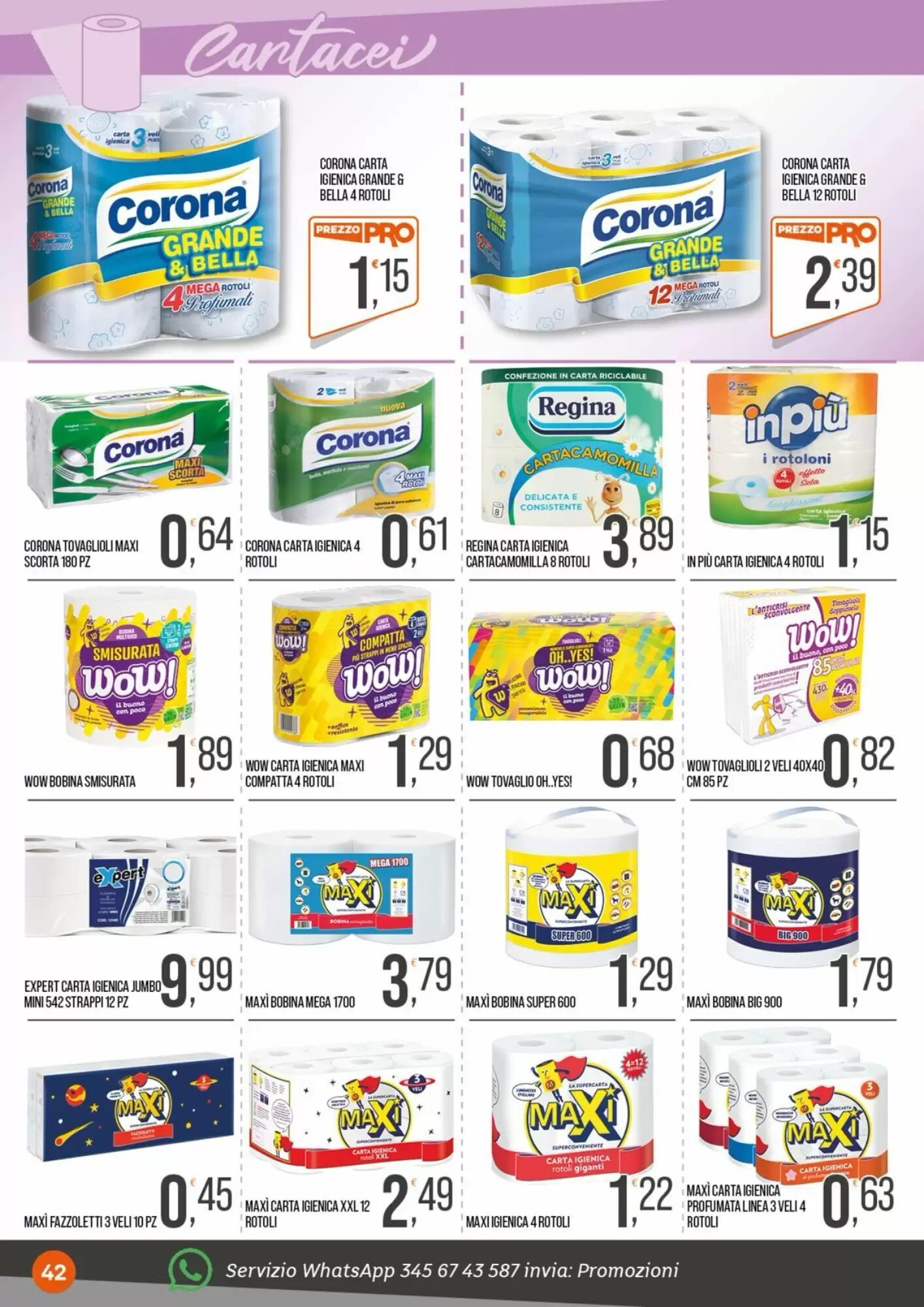 Volantino promozionale Cash pro  valide dal 05/10/2026 - Pagina 42.