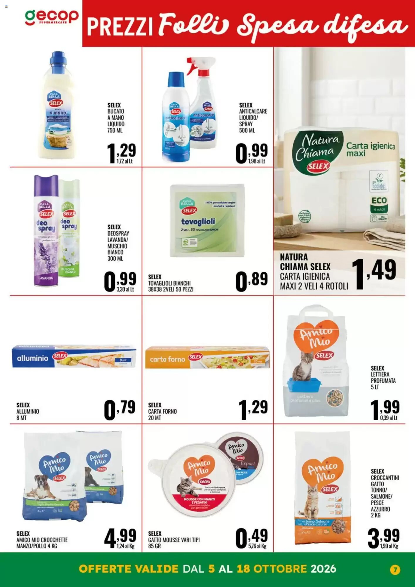 Volantino promozionale Gecop  valide dal 05/10/2026 - Pagina 7.
