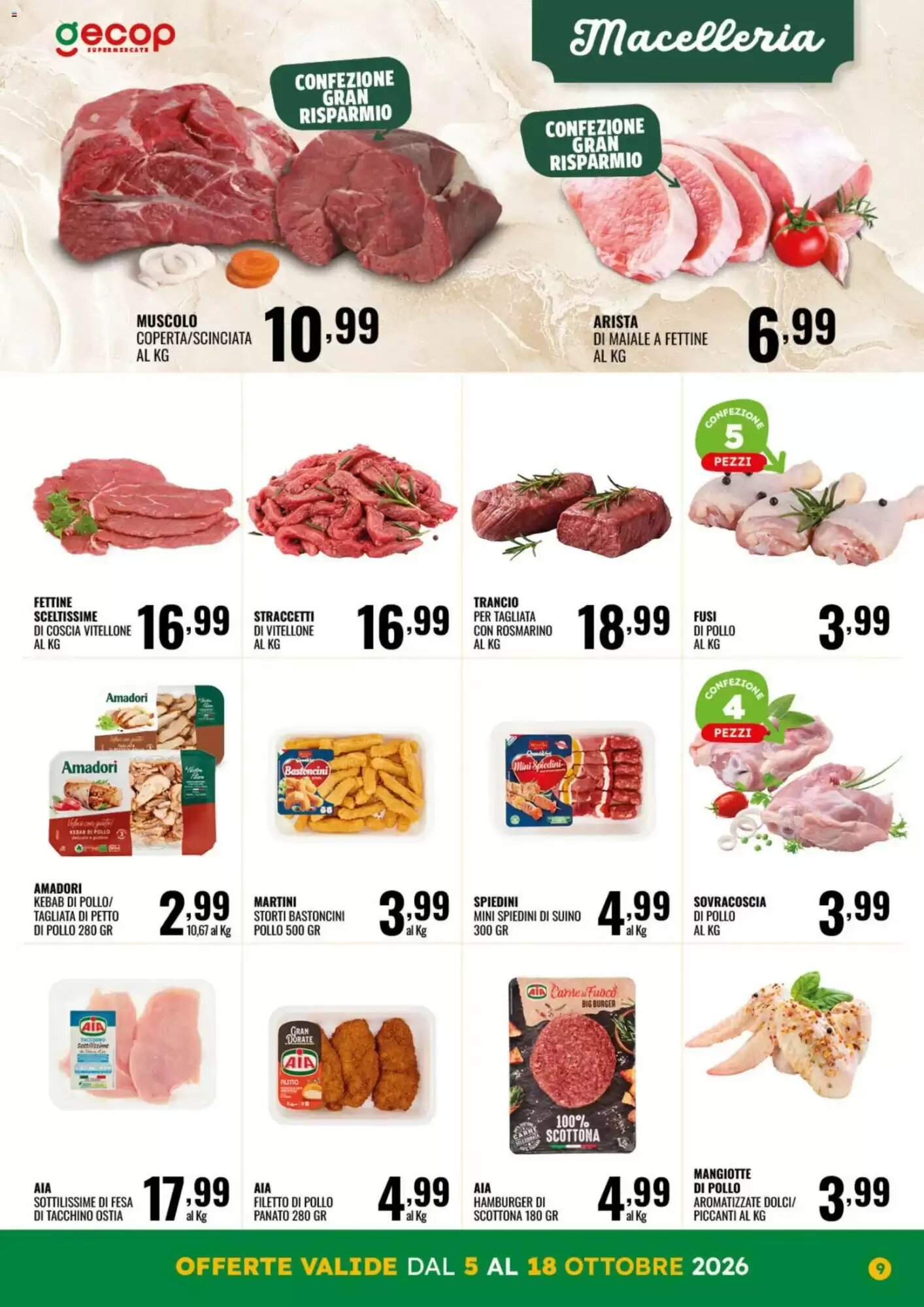 Volantino promozionale Gecop  valide dal 05/10/2026 - Pagina 9.