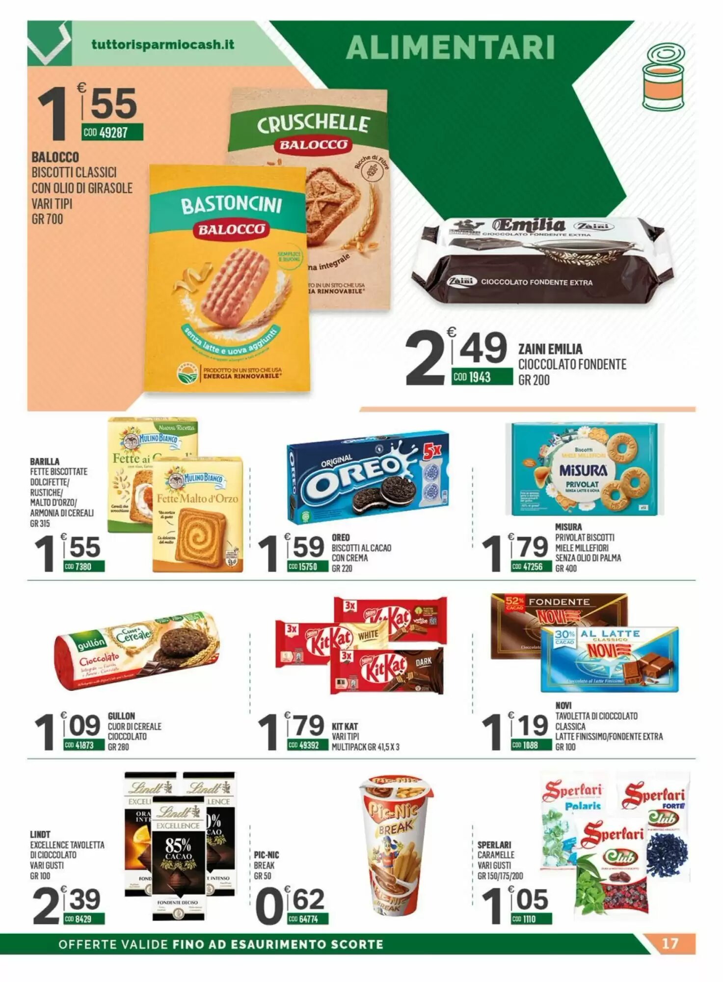 Volantino promozionale Tutto Risparmio Cash&Carry  valide dal 05/10/2026 - Pagina 17.
