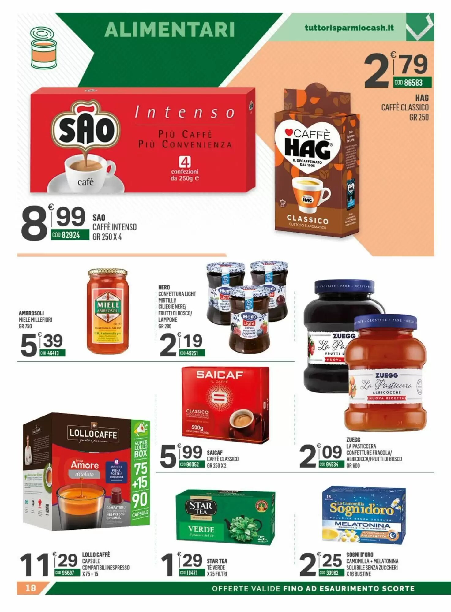 Volantino promozionale Tutto Risparmio Cash&Carry  valide dal 05/10/2026 - Pagina 18.