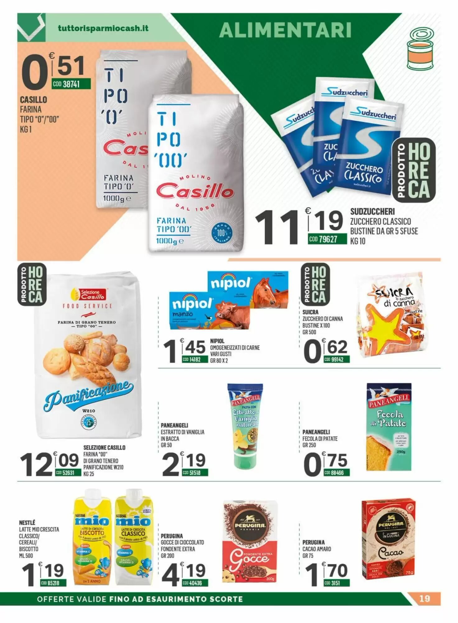 Volantino promozionale Tutto Risparmio Cash&Carry  valide dal 05/10/2026 - Pagina 19.