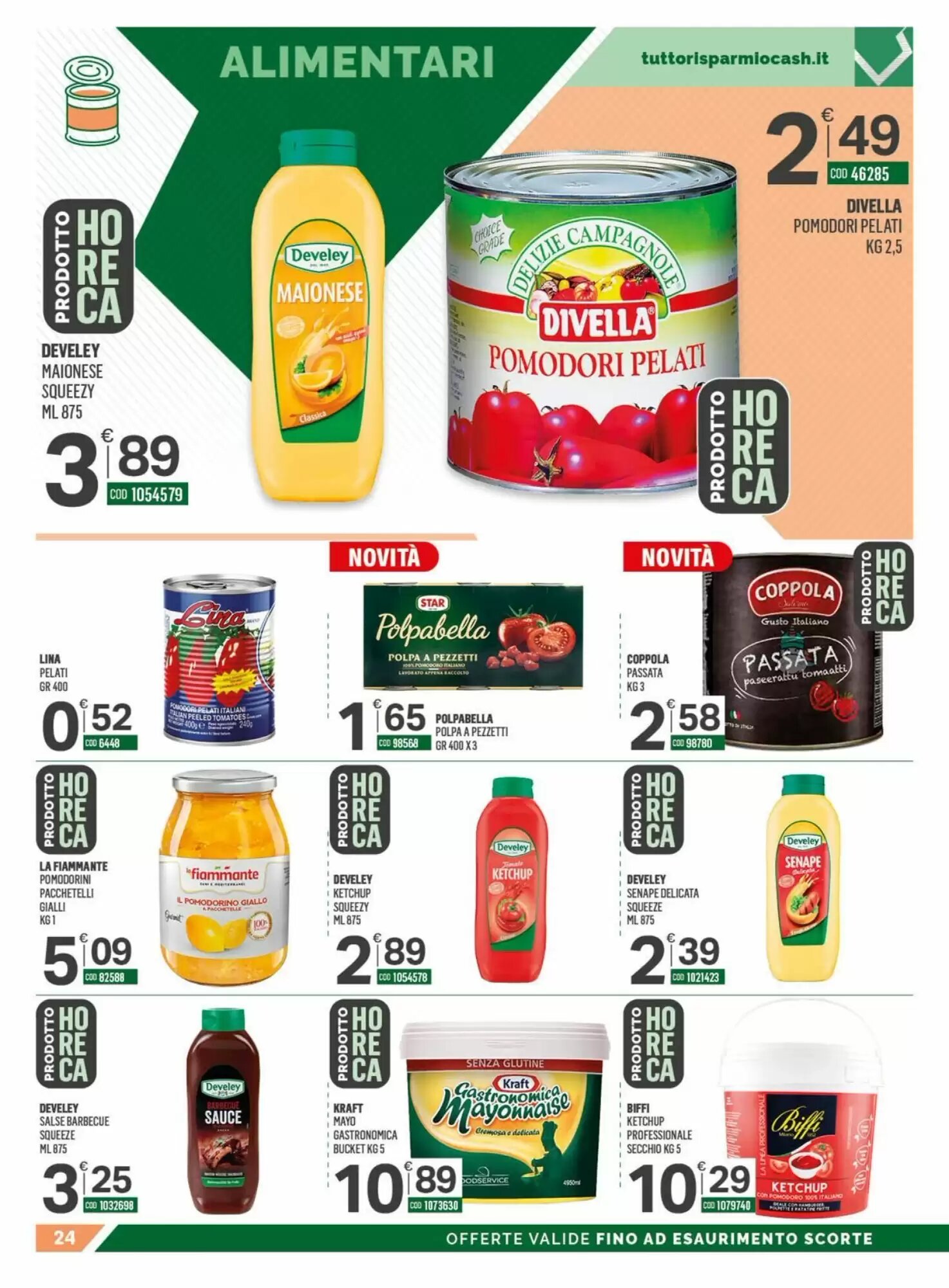 Volantino promozionale Tutto Risparmio Cash&Carry  valide dal 05/10/2026 - Pagina 24.
