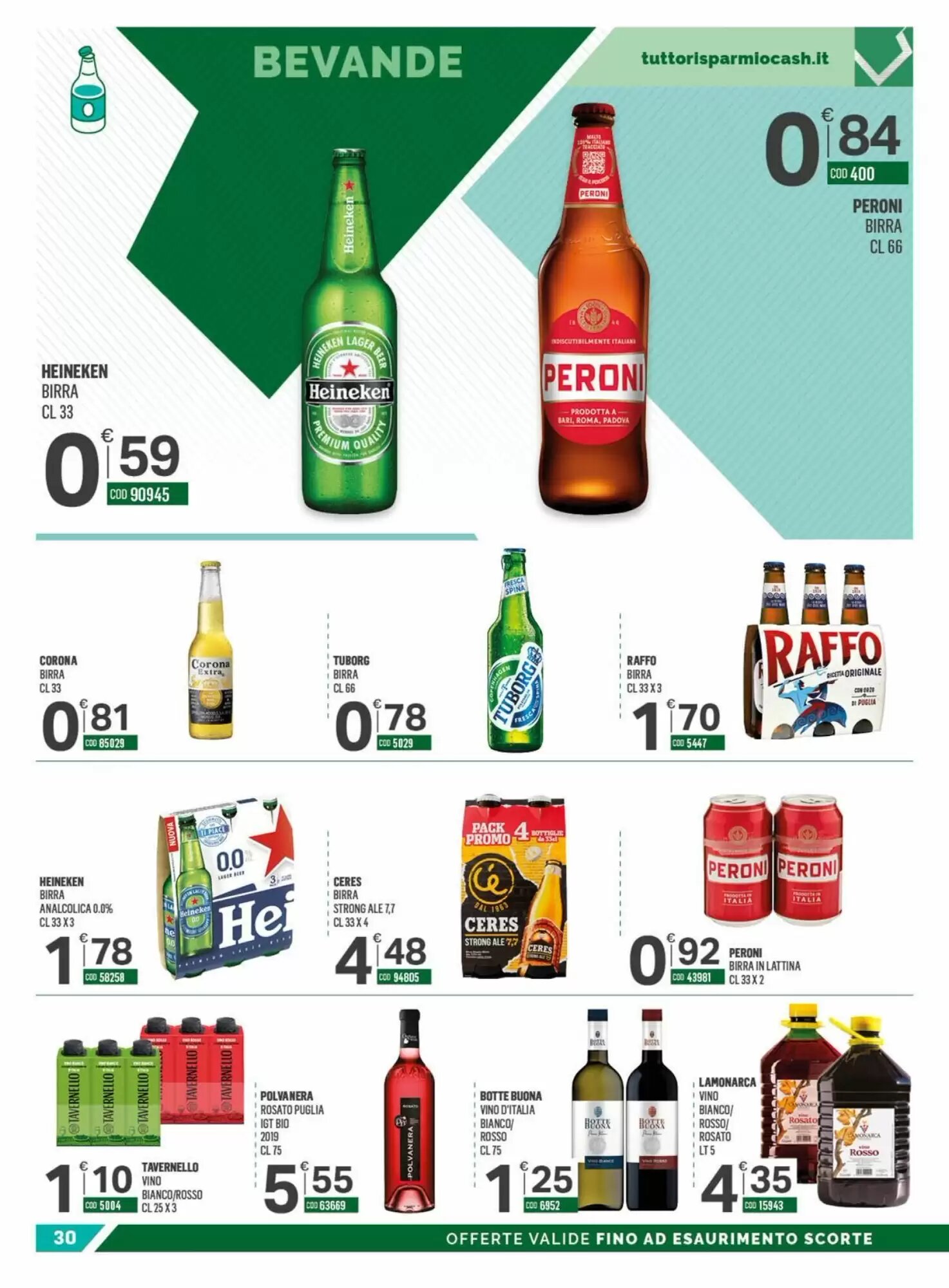 Volantino promozionale Tutto Risparmio Cash&Carry  valide dal 05/10/2026 - Pagina 30.
