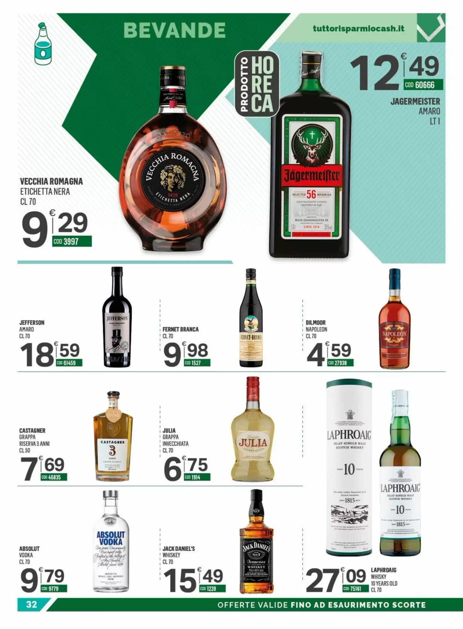 Volantino promozionale Tutto Risparmio Cash&Carry  valide dal 05/10/2026 - Pagina 32.