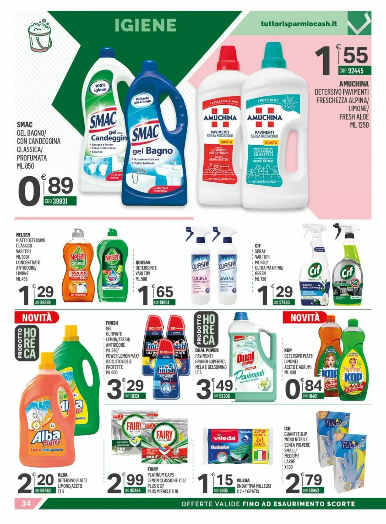 Volantino promozionale Tutto Risparmio Cash&Carry  valide dal 05/10/2026 - Pagina 34.