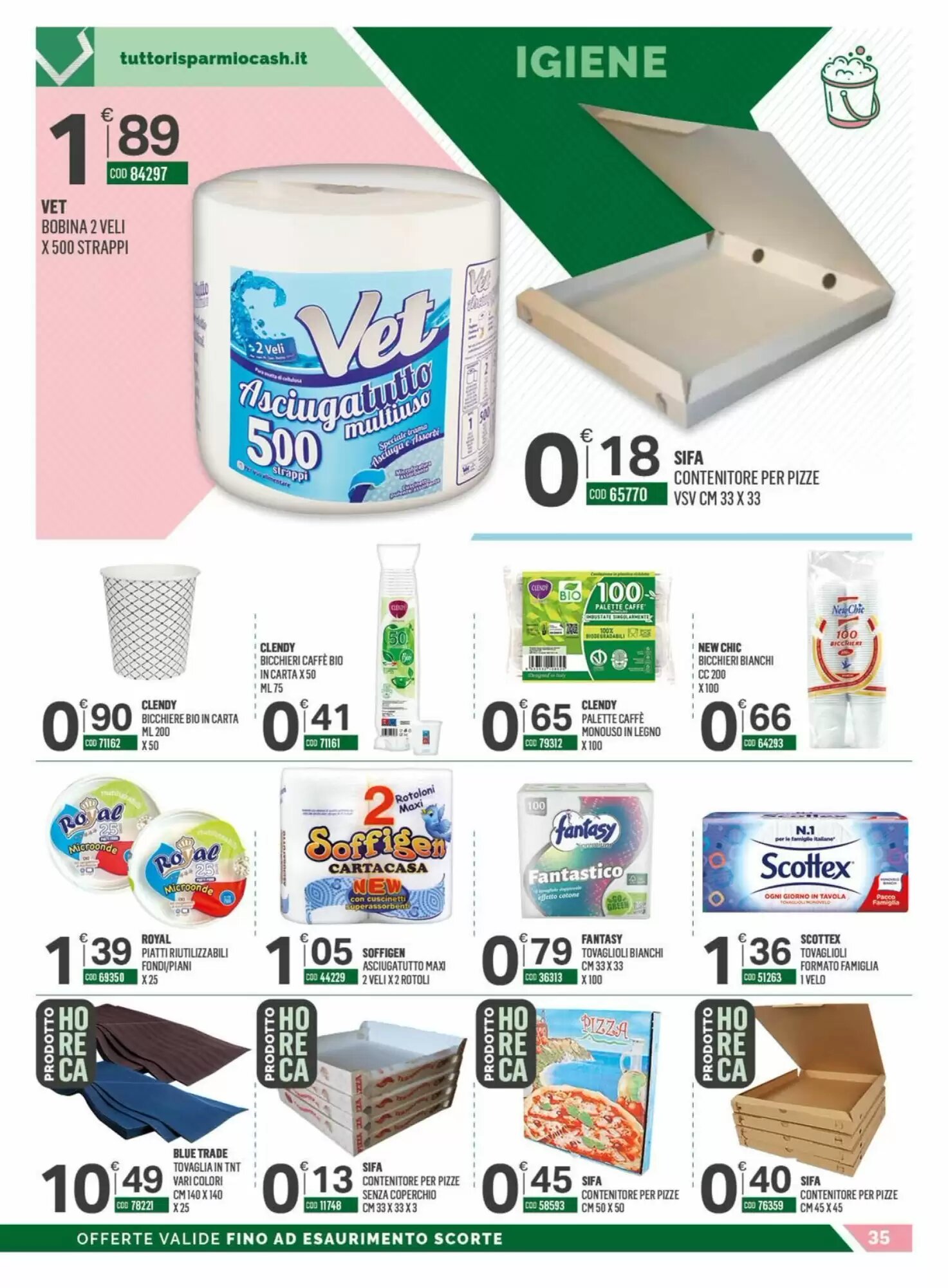 Volantino promozionale Tutto Risparmio Cash&Carry  valide dal 05/10/2026 - Pagina 35.