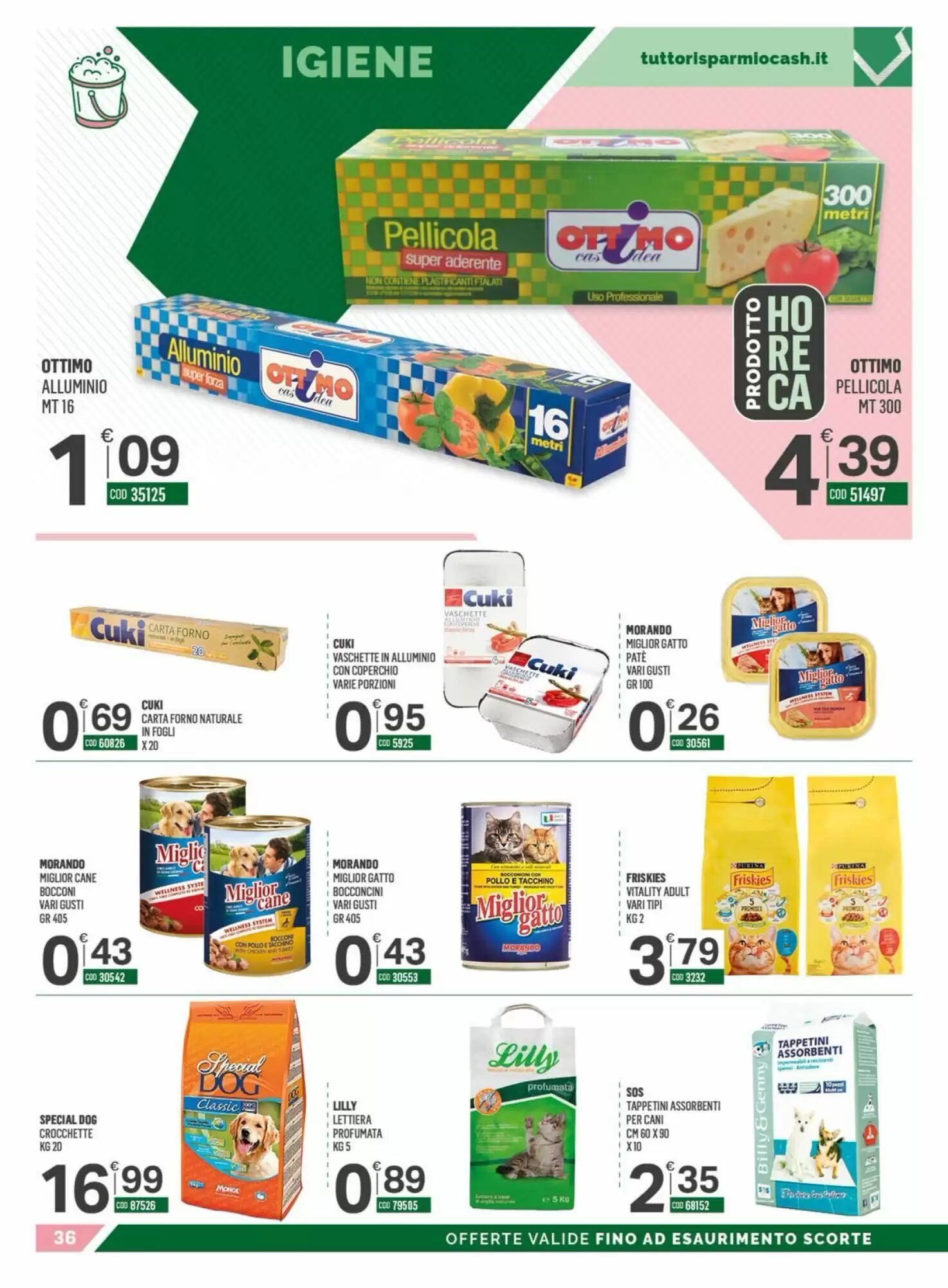 Volantino promozionale Tutto Risparmio Cash&Carry  valide dal 05/10/2026 - Pagina 36.