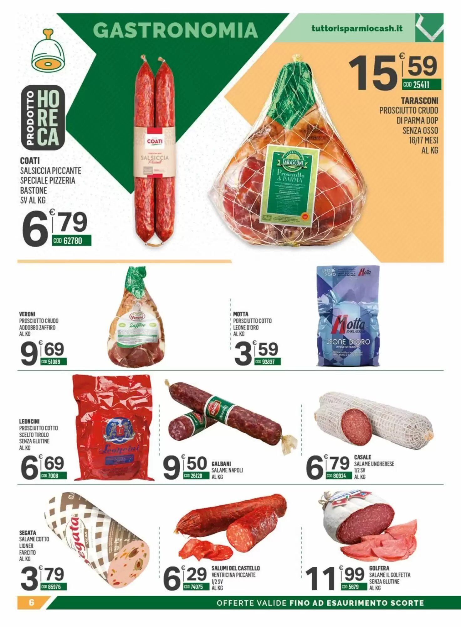 Volantino promozionale Tutto Risparmio Cash&Carry  valide dal 05/10/2026 - Pagina 6.