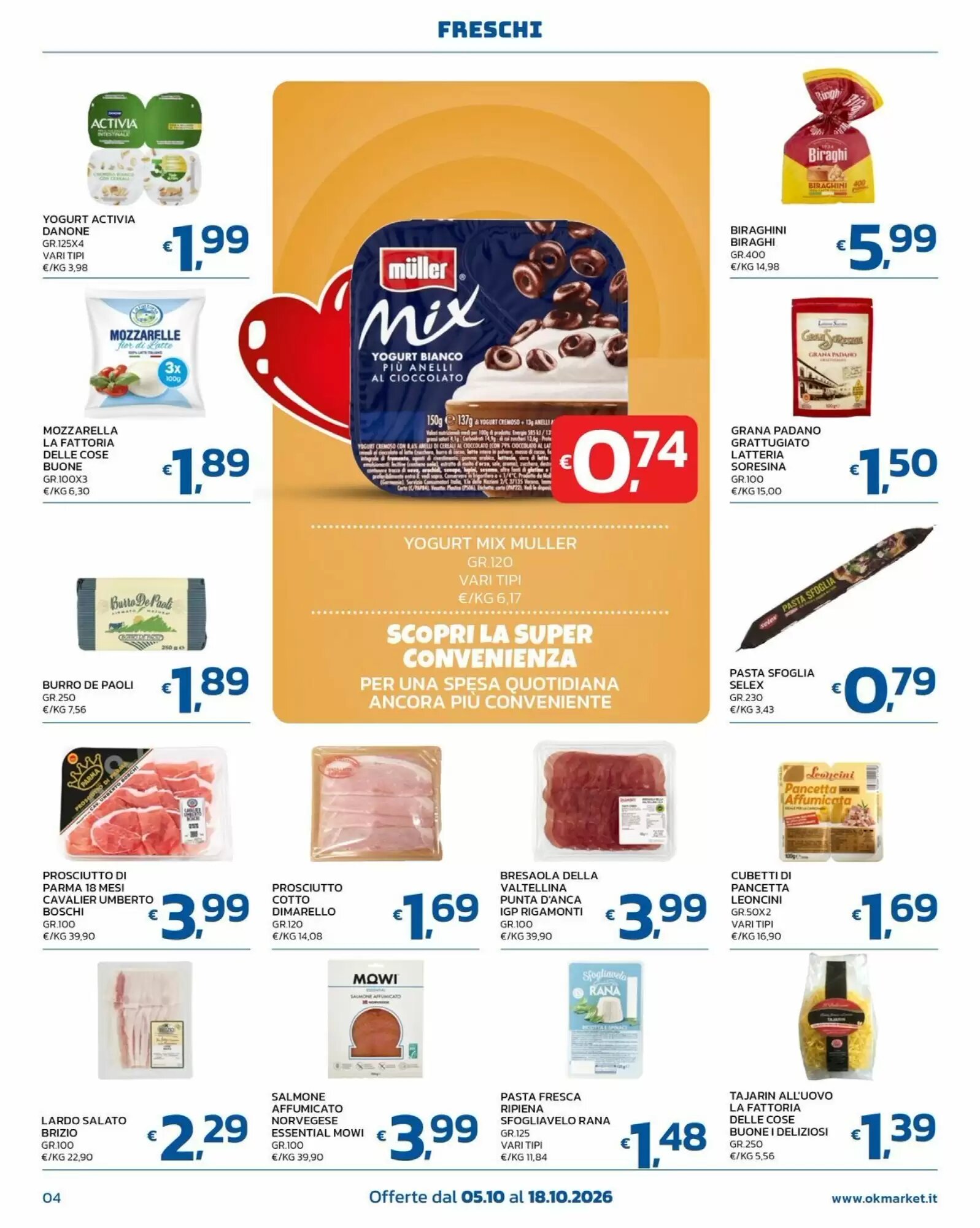Volantino promozionale Ok Market  valide dal 05/10/2026 - Pagina 4.