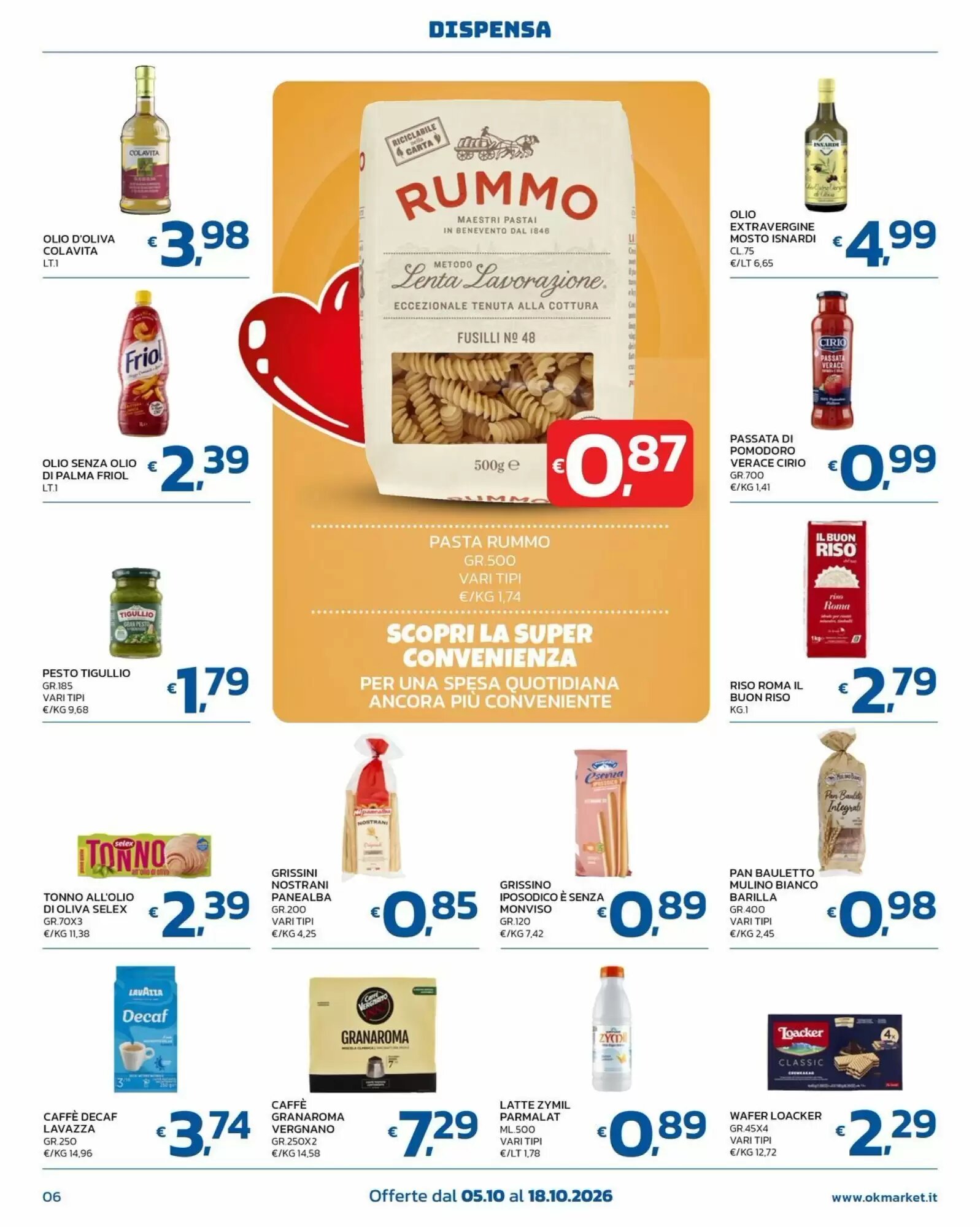 Volantino promozionale Ok Market  valide dal 05/10/2026 - Pagina 6.