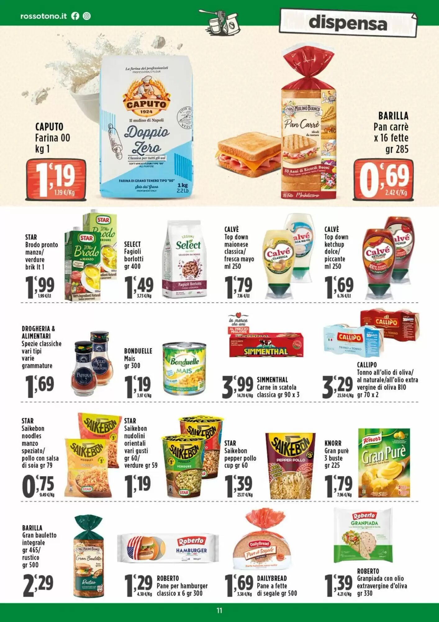 Volantino promozionale Rossotono  valide dal 05/10/2026 - Pagina 11.