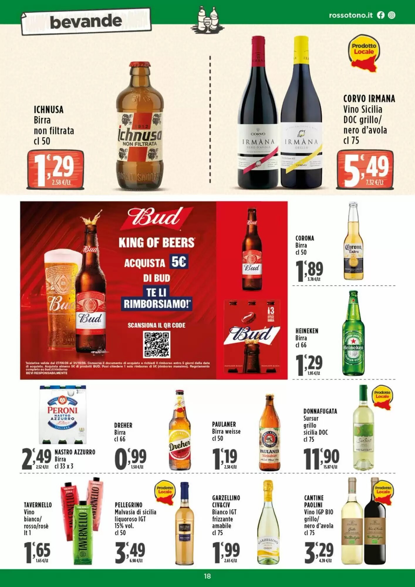 Volantino promozionale Rossotono  valide dal 05/10/2026 - Pagina 18.