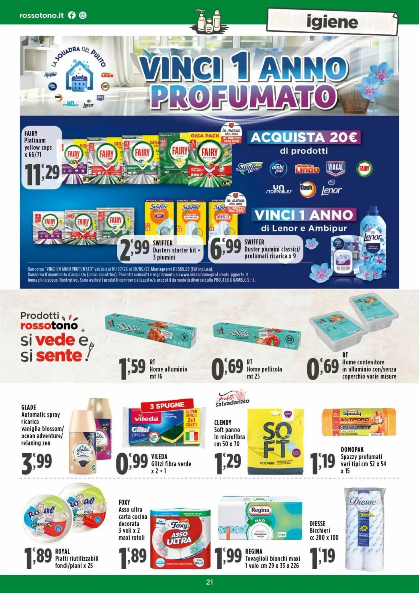 Volantino promozionale Rossotono  valide dal 05/10/2026 - Pagina 21.