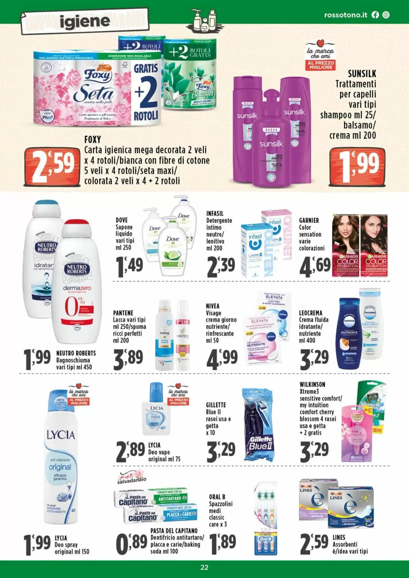 Volantino promozionale Rossotono  valide dal 05/10/2026 - Pagina 22.