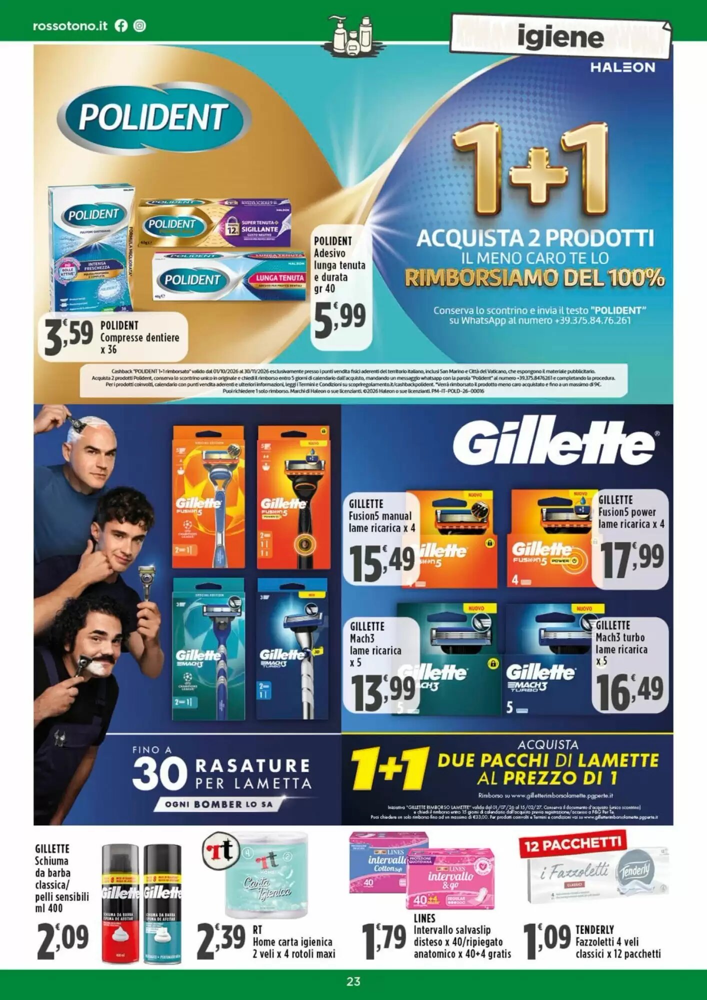 Volantino promozionale Rossotono  valide dal 05/10/2026 - Pagina 23.