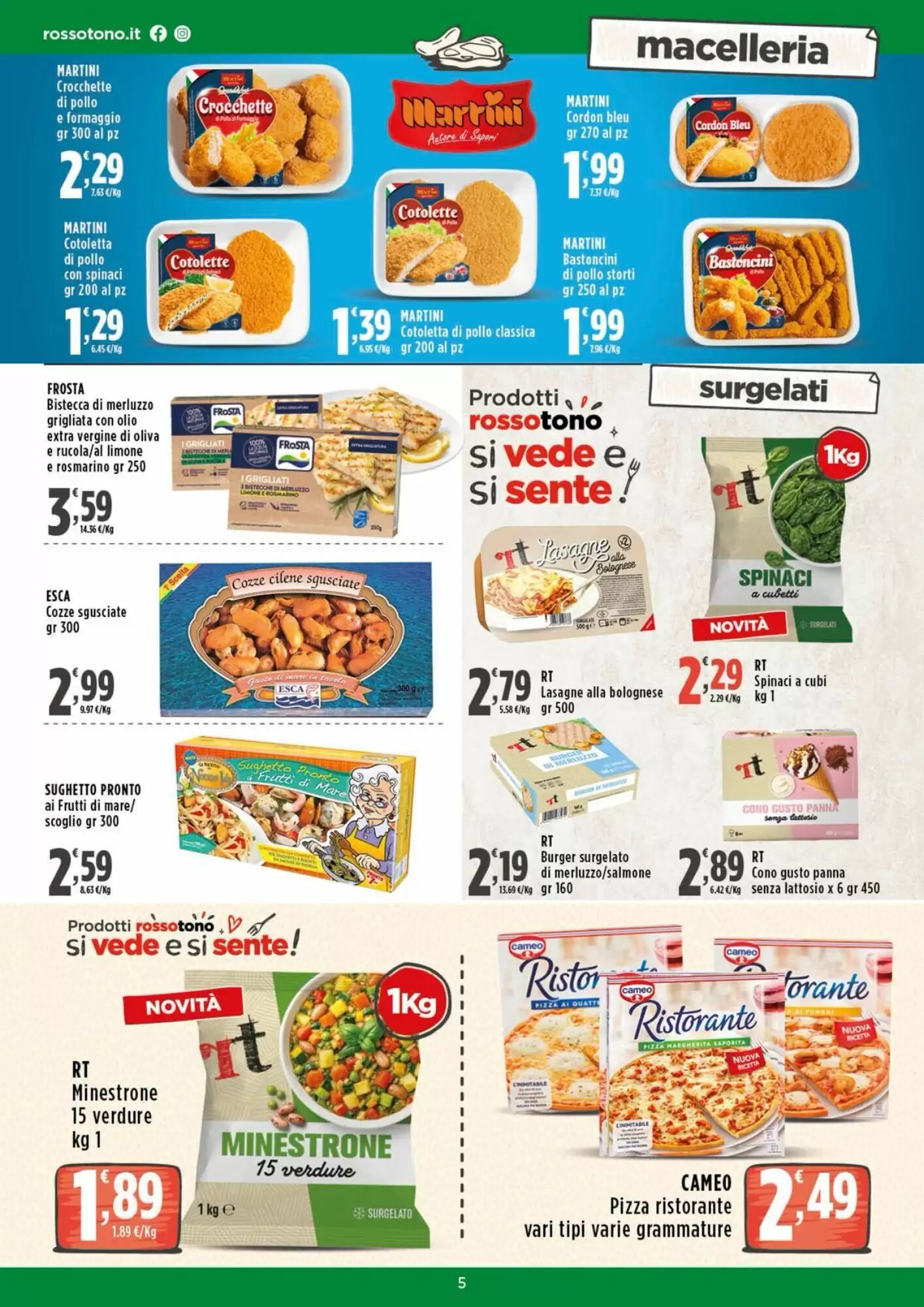 Volantino promozionale Rossotono  valide dal 05/10/2026 - Pagina 5.