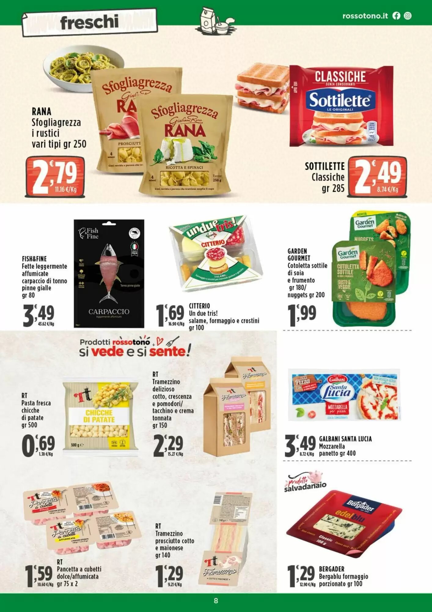 Volantino promozionale Rossotono  valide dal 05/10/2026 - Pagina 8.