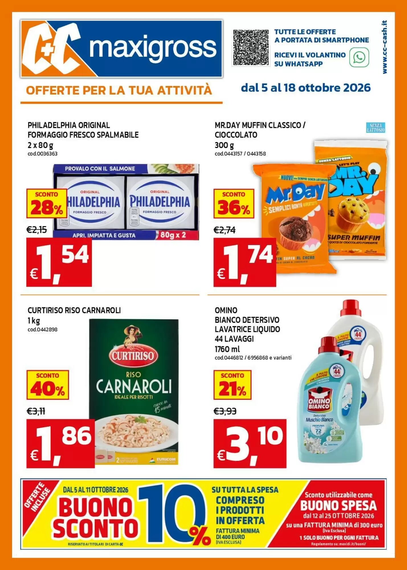 Volantino promozionale C+C maxigross valide dal 05/10/2026 - Pagina 1.