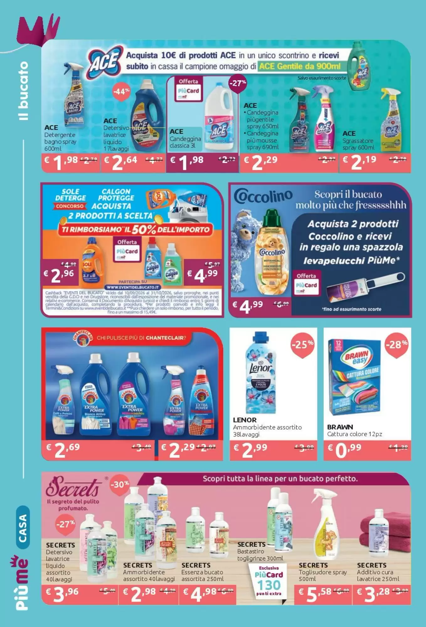 Volantino promozionale PiùMe  valide dal 05/10/2026 - Pagina 18.