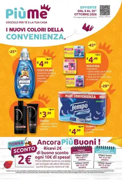 Volantino promozionale PiùMe  valide dal 05/10/2026