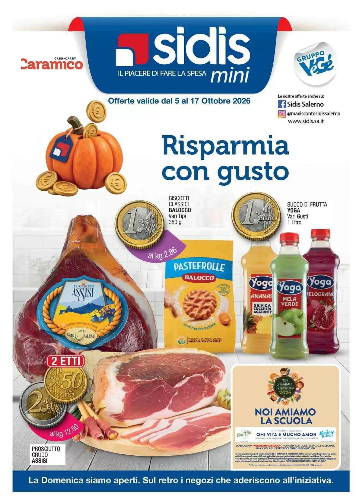 Volantino promozionale Sidis valide dal 05/10/2026 - Pagina 1.