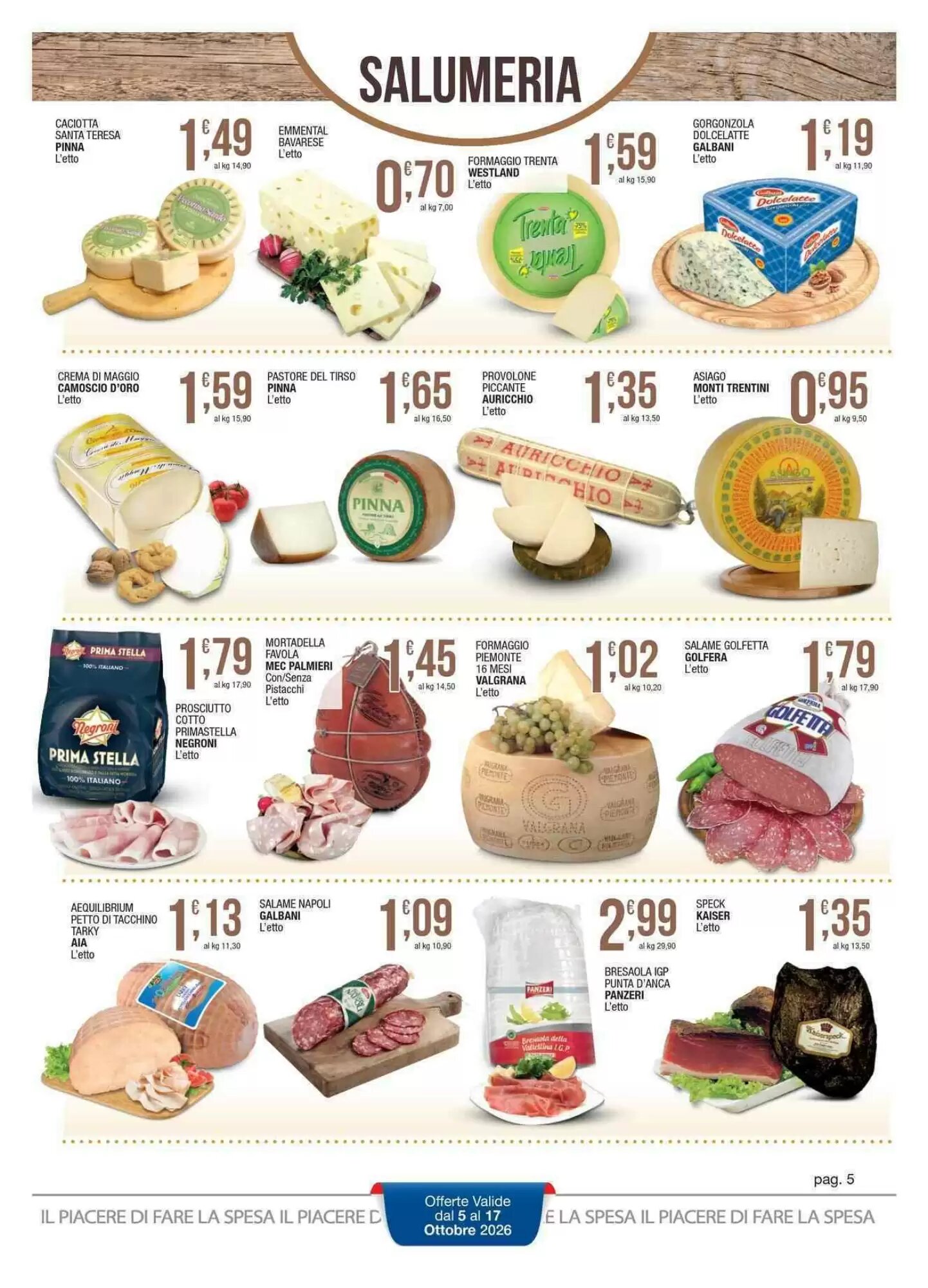Volantino promozionale Sidis  valide dal 05/10/2026 - Pagina 5.