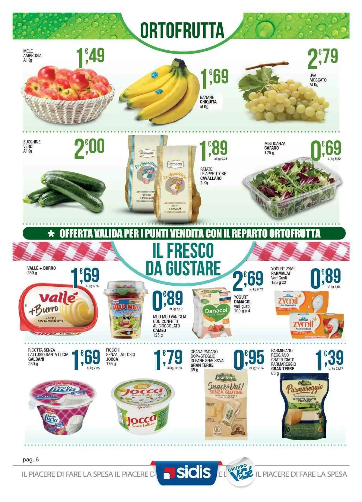 Volantino promozionale Sidis  valide dal 05/10/2026 - Pagina 6.