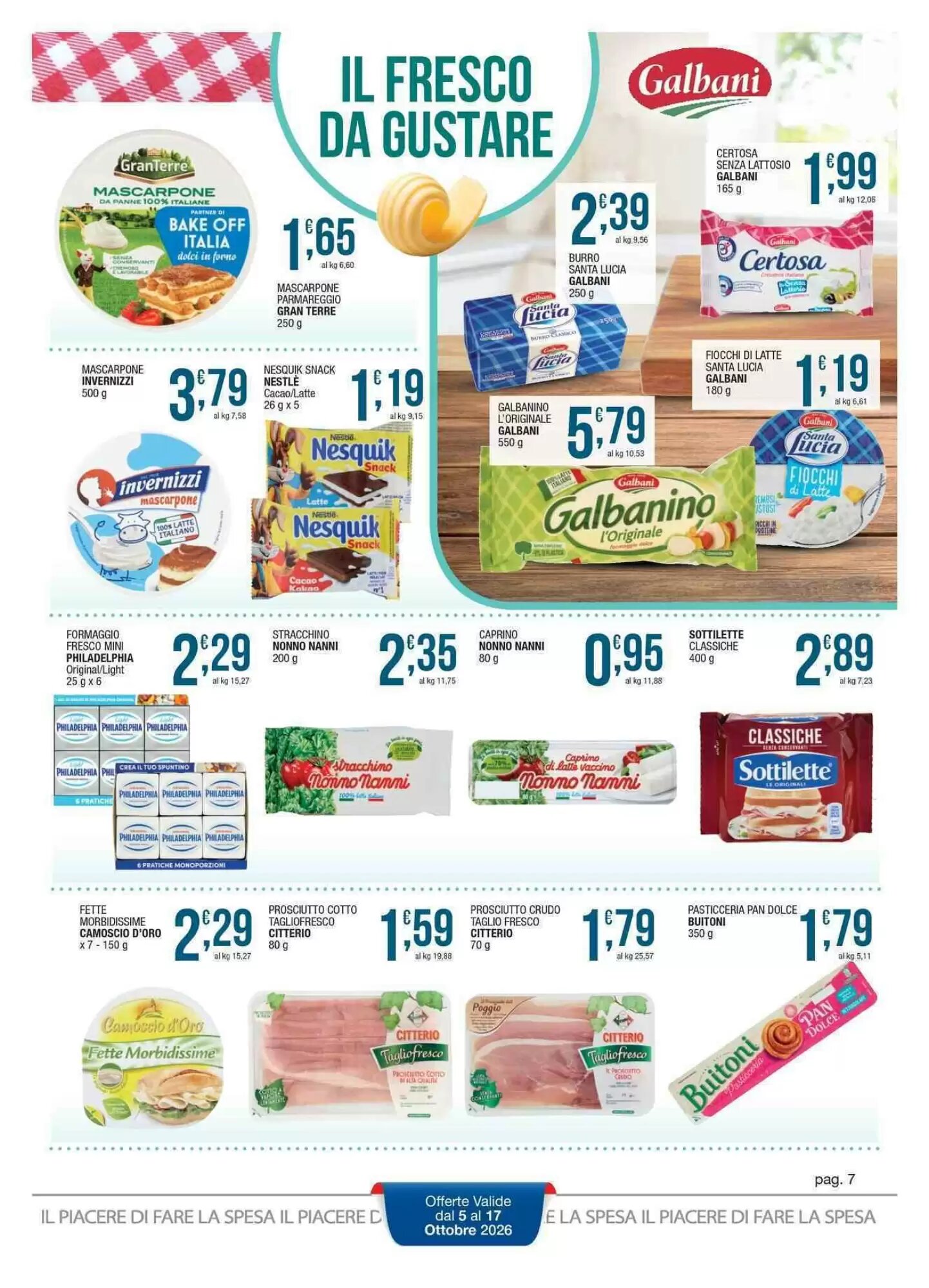 Volantino promozionale Sidis  valide dal 05/10/2026 - Pagina 7.