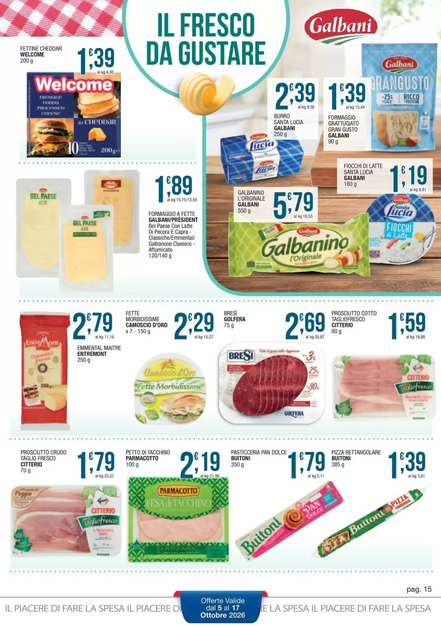 Volantino promozionale Sidis  valide dal 05/10/2026 - Pagina 15.