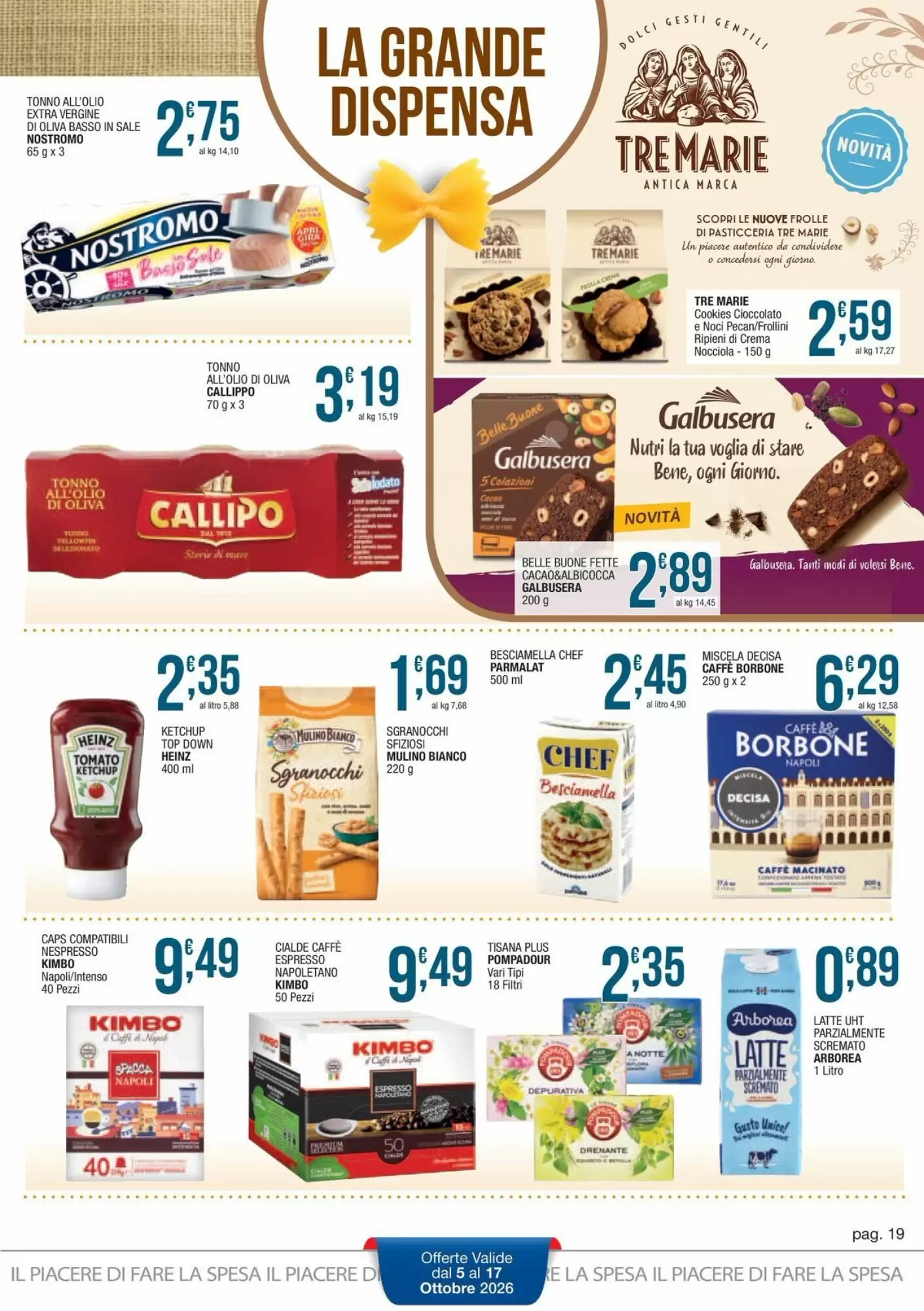 Volantino promozionale Sidis  valide dal 05/10/2026 - Pagina 19.