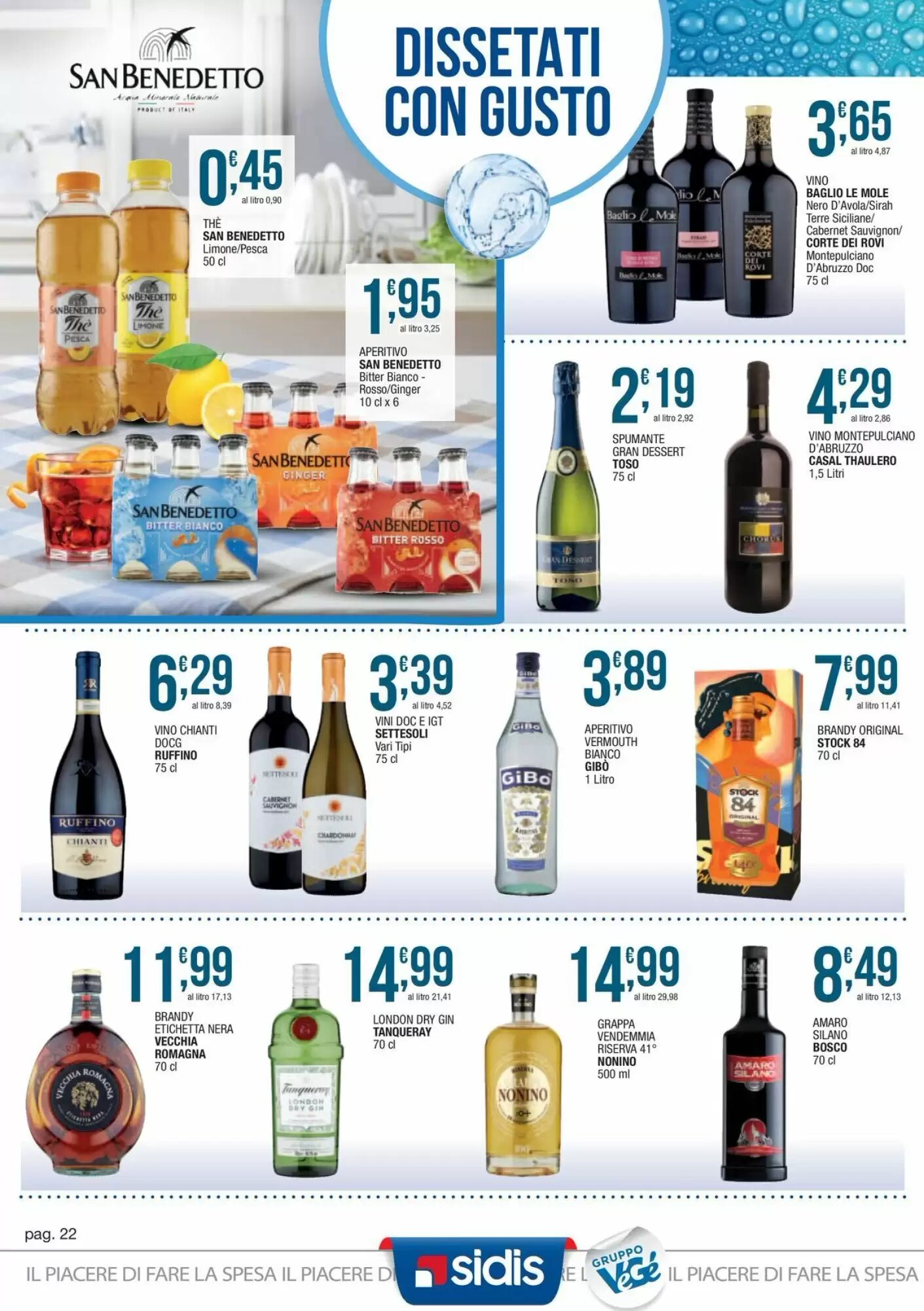 Volantino promozionale Sidis  valide dal 05/10/2026 - Pagina 22.