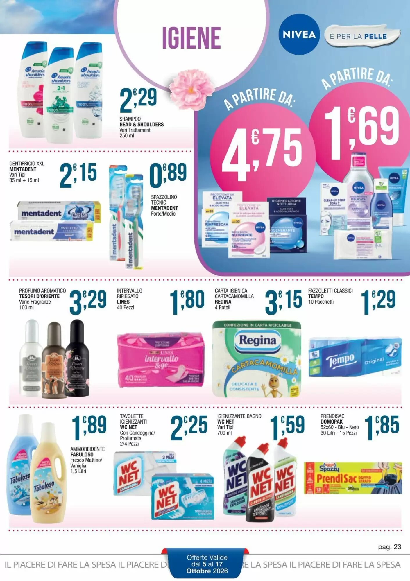 Volantino promozionale Sidis  valide dal 05/10/2026 - Pagina 23.