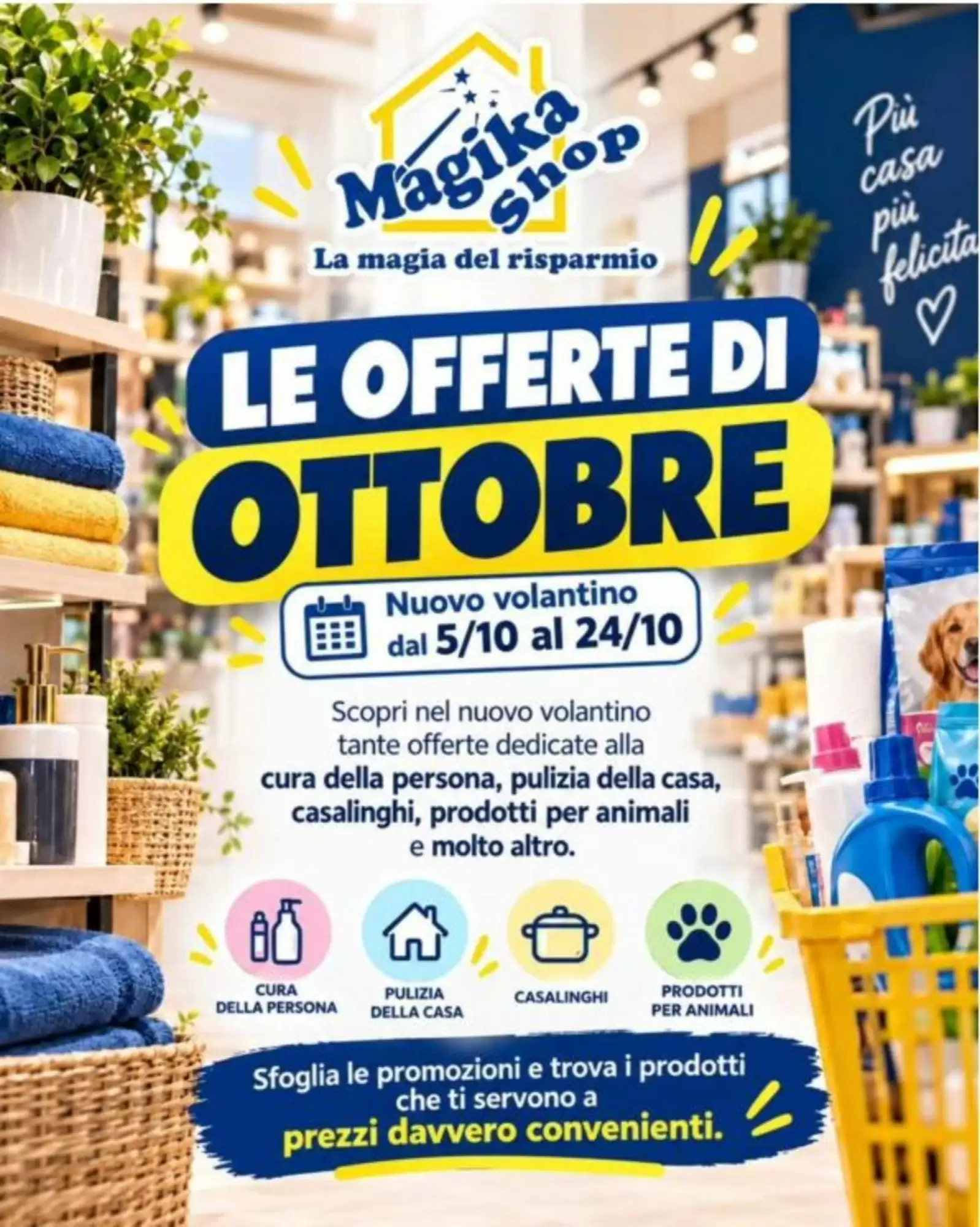 Volantino promozionale Magika Shop  valide dal 05/10/2026 - Pagina 1.