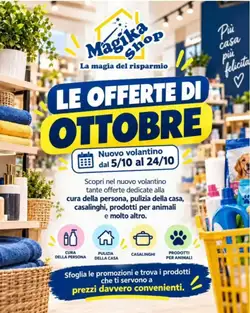 Volantino promozionale Magika Shop  valide dal 05/10/2026