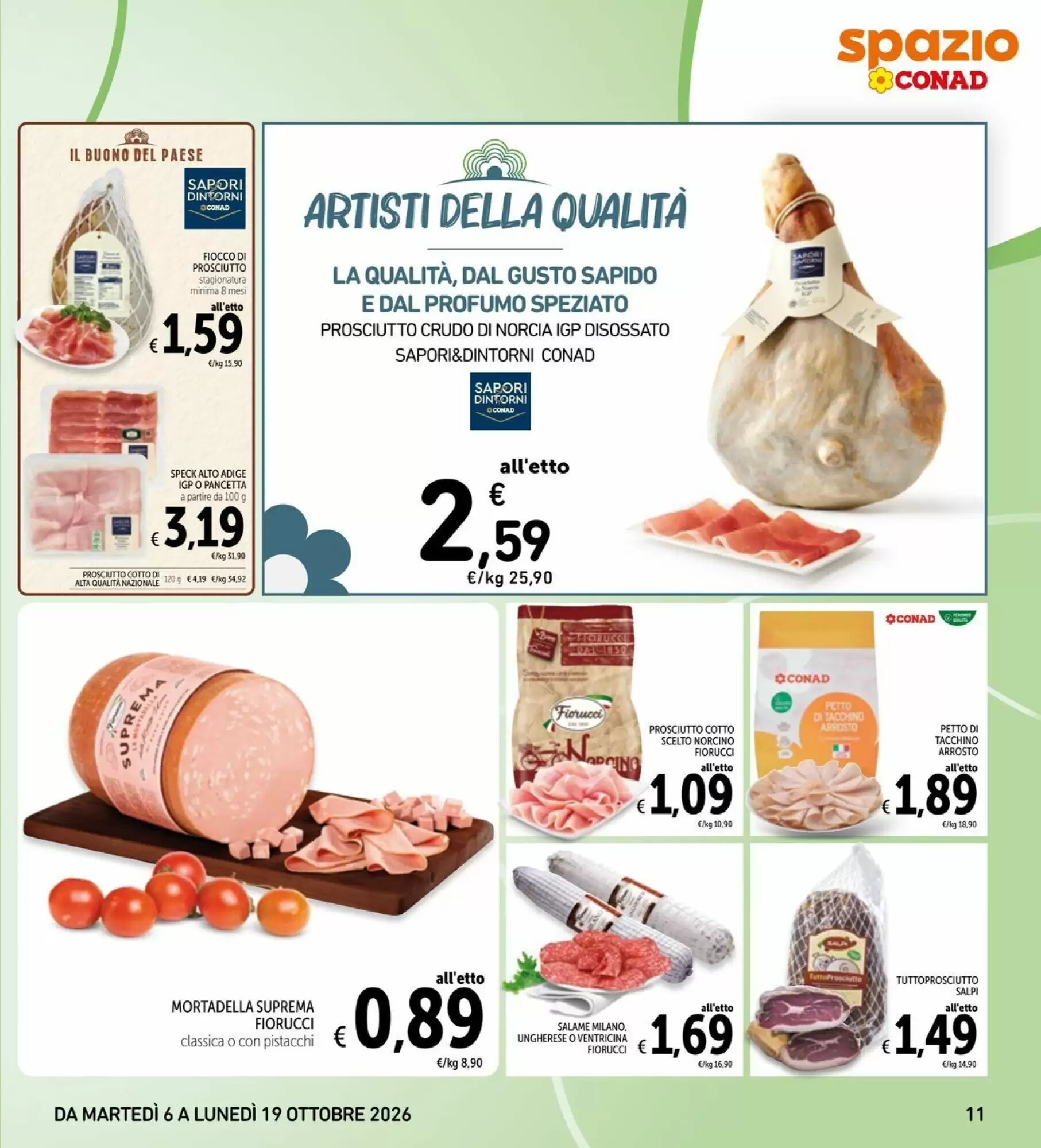 Volantino promozionale Spazio Conad  valide dal 06/10/2026 - Pagina 11.