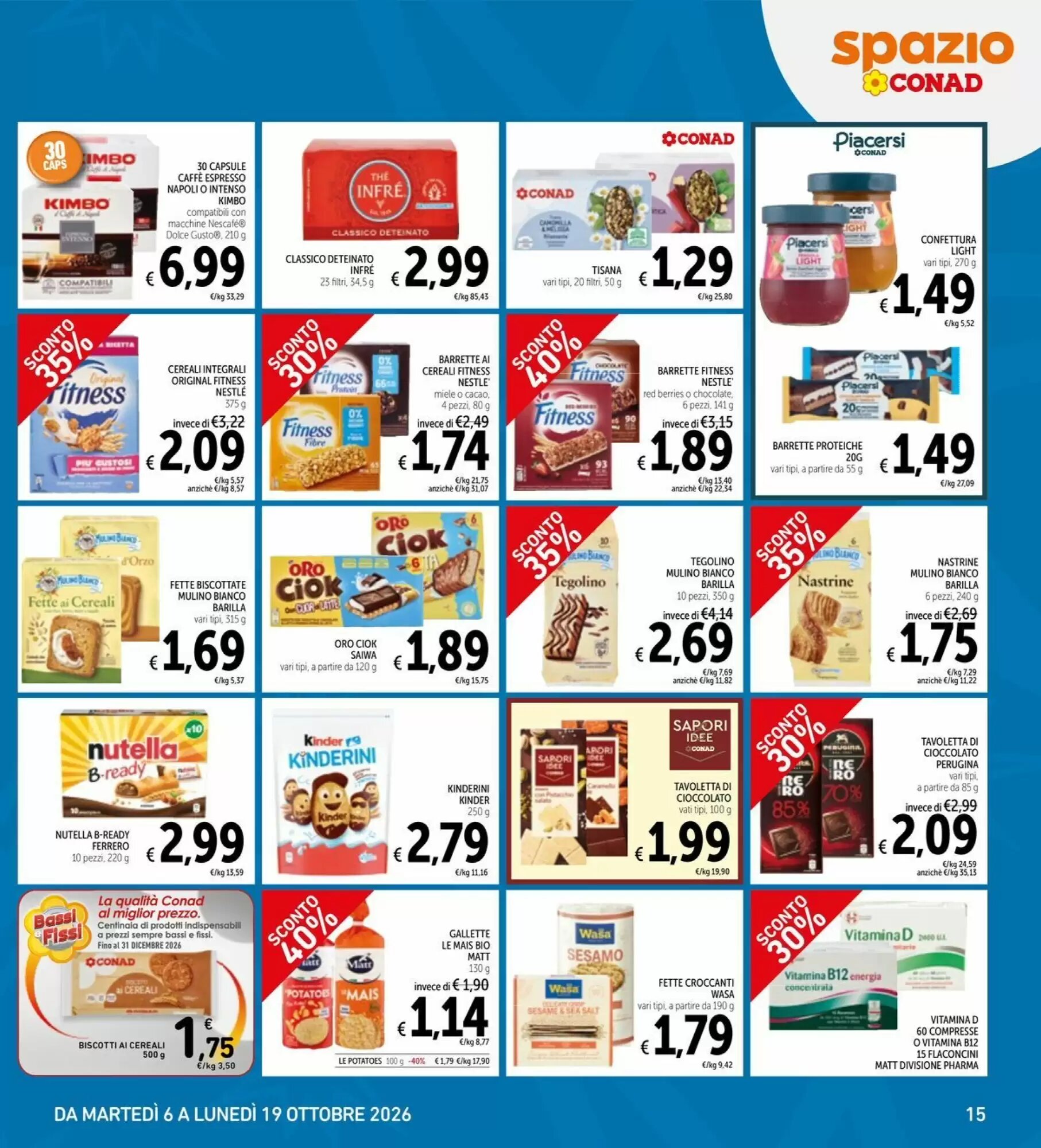 Volantino promozionale Spazio Conad  valide dal 06/10/2026 - Pagina 15.