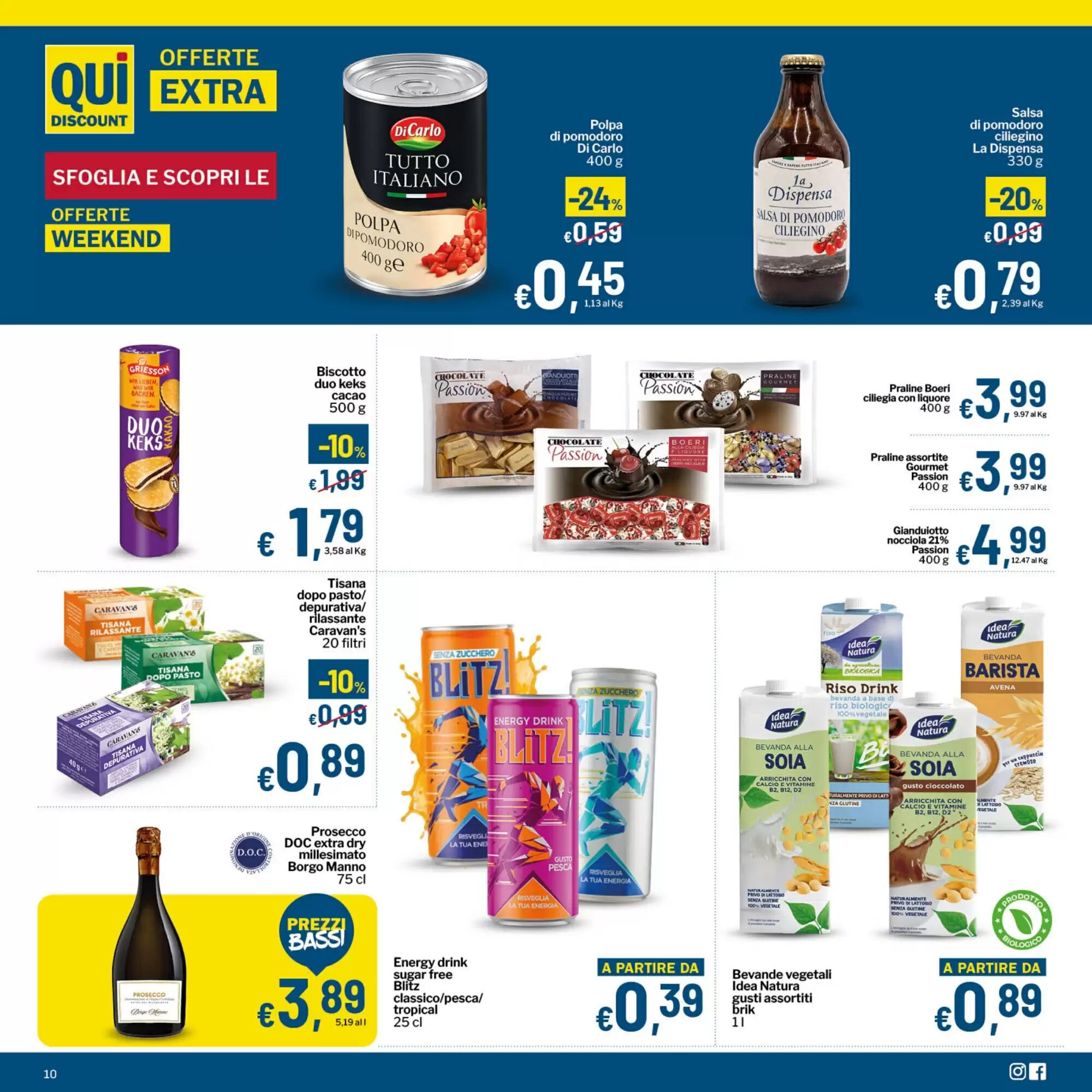 Volantino promozionale Qui Discount  valide dal 06/10/2026 - Pagina 10.