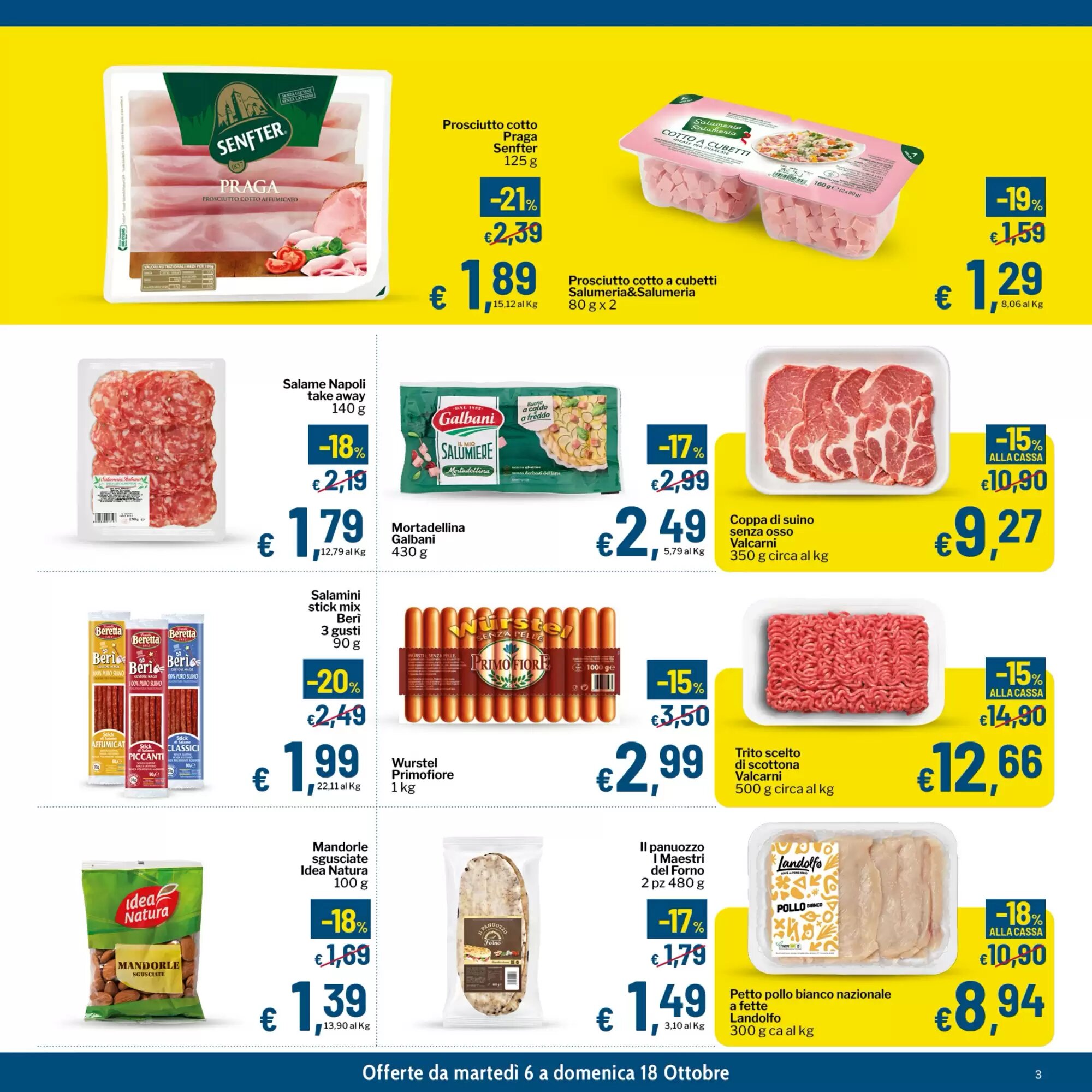 Volantino promozionale Qui Discount  valide dal 06/10/2026 - Pagina 3.
