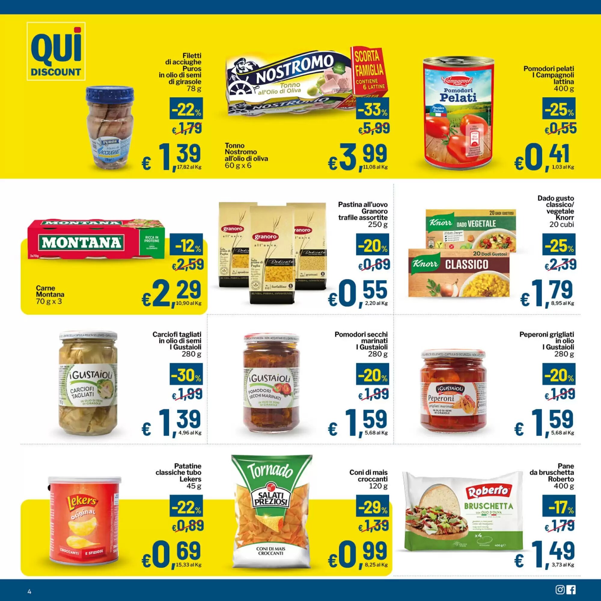 Volantino promozionale Qui Discount  valide dal 06/10/2026 - Pagina 4.