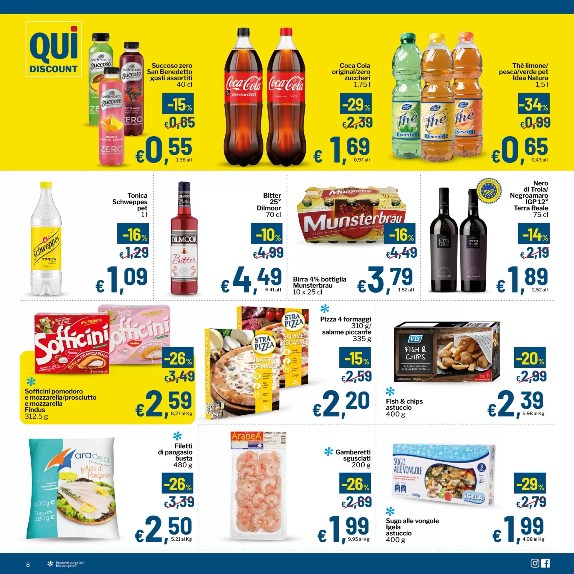 Volantino promozionale Qui Discount  valide dal 06/10/2026 - Pagina 6.