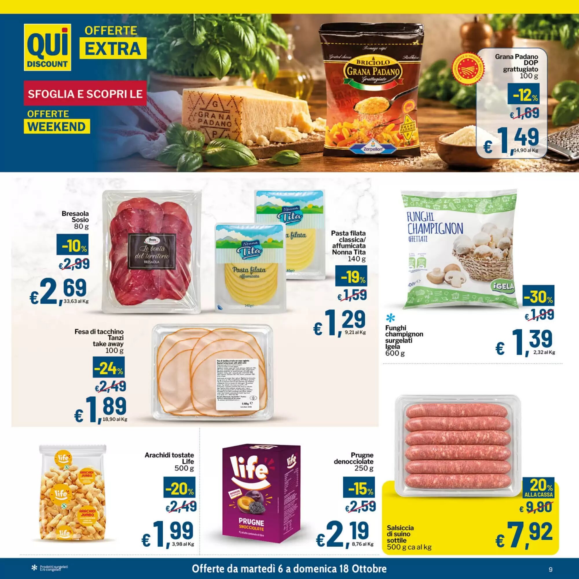 Volantino promozionale Qui Discount  valide dal 06/10/2026 - Pagina 9.