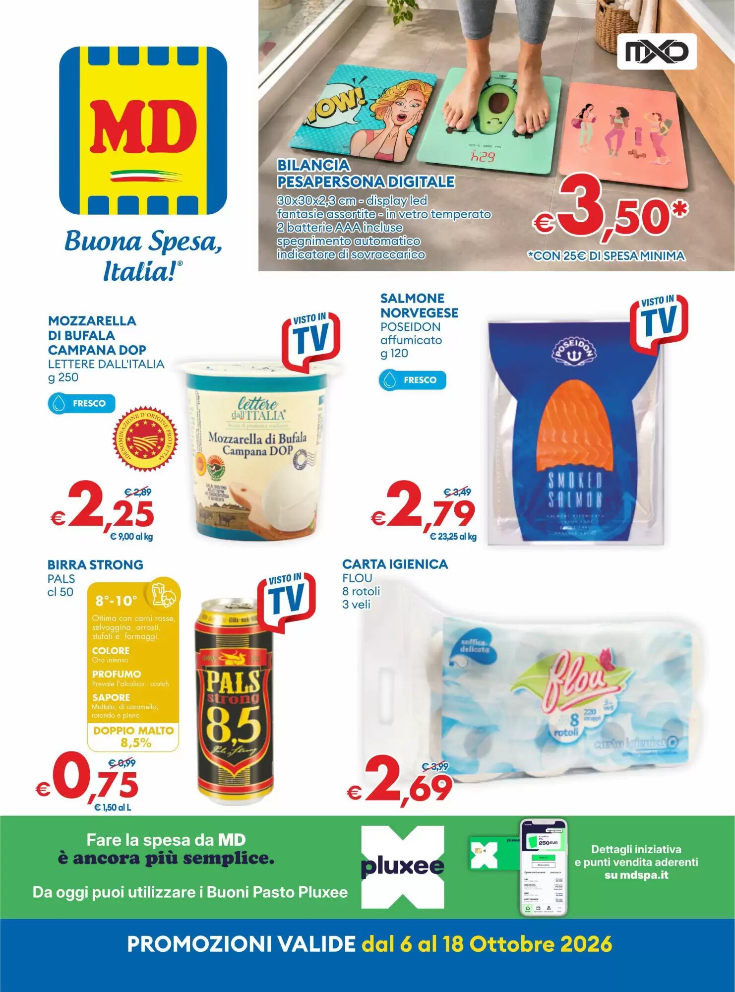 Volantino promozionale MD Discount valide dal 06/10/2026 - Pagina 1.