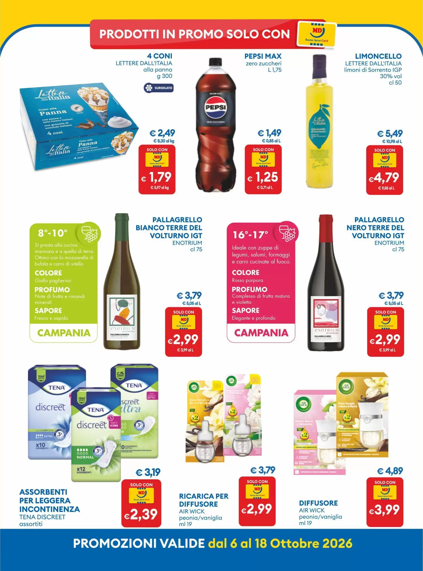Volantino promozionale MD Discount  valide dal 06/10/2026 - Pagina 16.