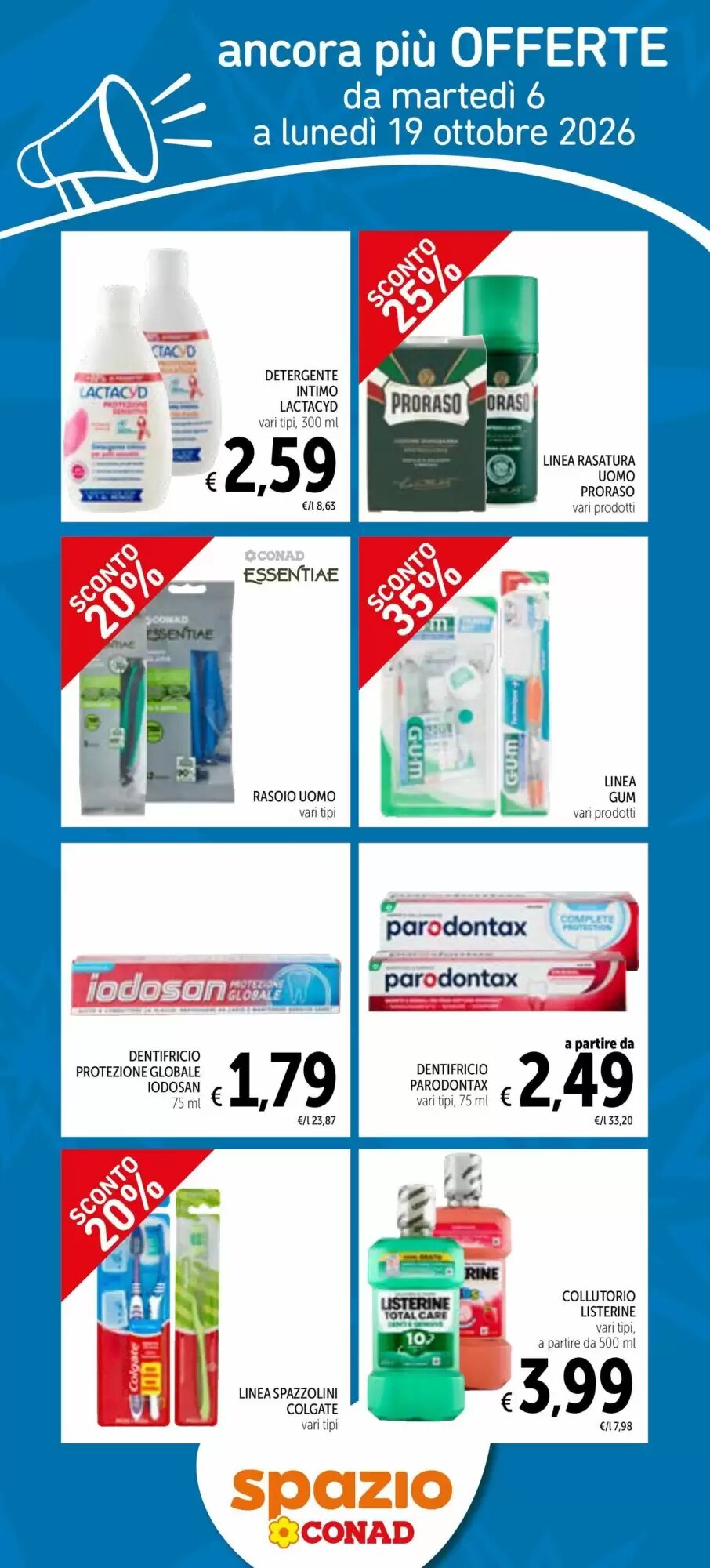 Volantino promozionale Spazio Conad  valide dal 06/10/2026 - Pagina 2.