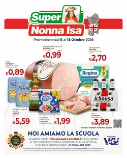 Volantino promozionale Supermercati Nonna Isa  valide dal 06/10/2026