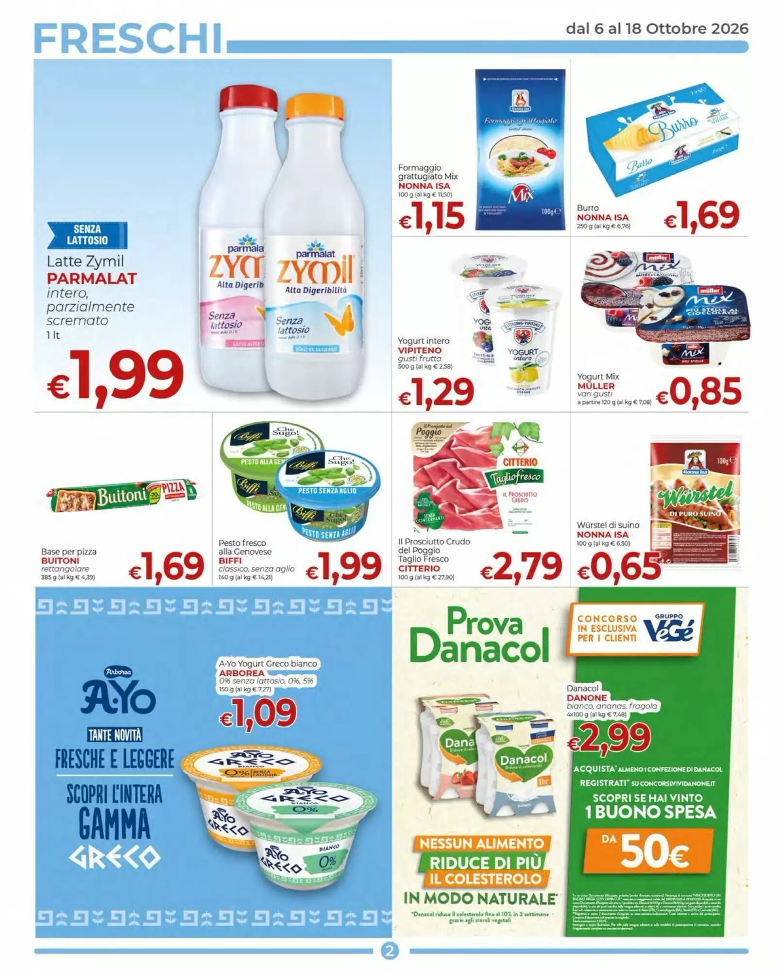 Volantino promozionale Supermercati Nonna Isa  valide dal 06/10/2026 - Pagina 2.