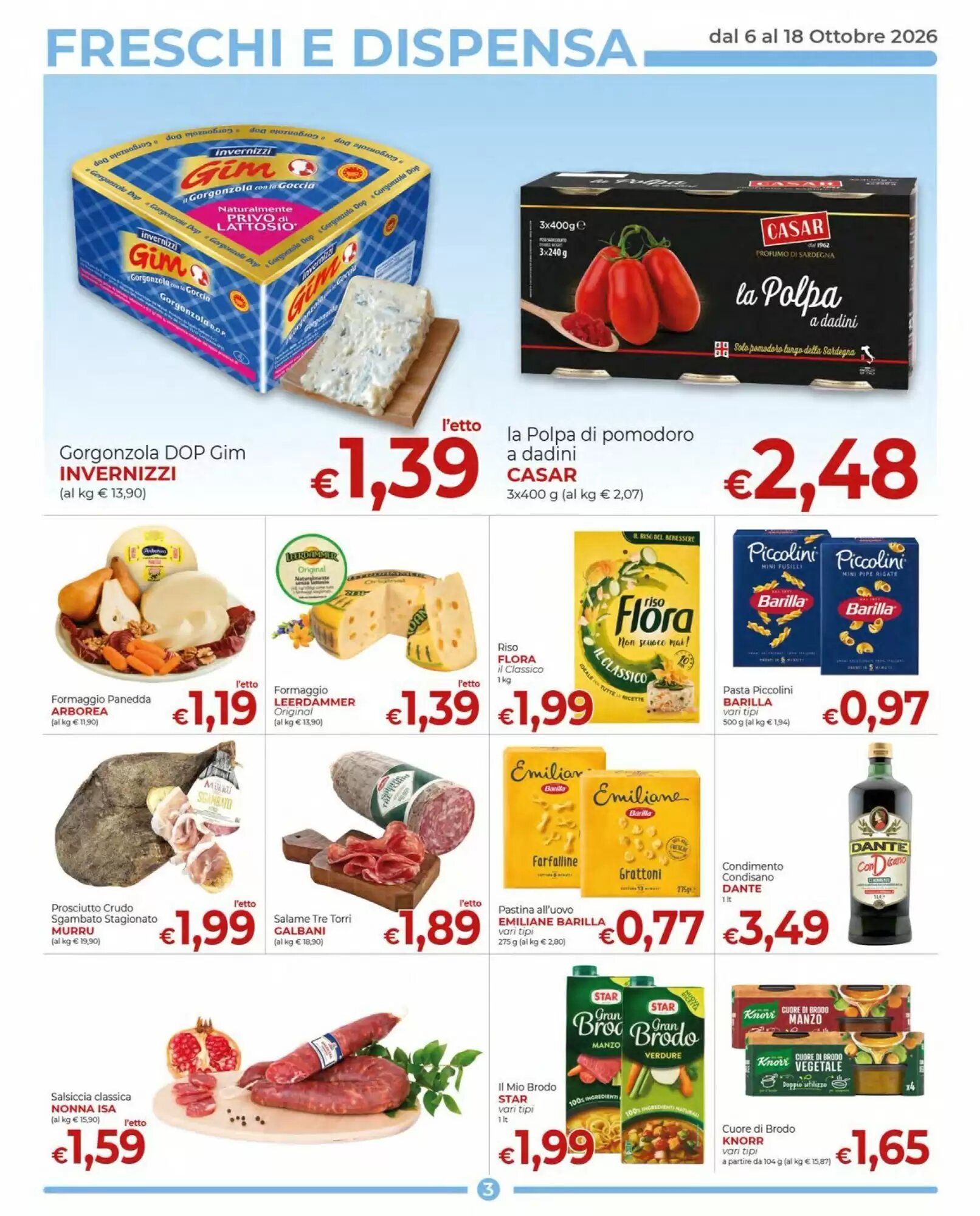Volantino promozionale Supermercati Nonna Isa  valide dal 06/10/2026 - Pagina 3.