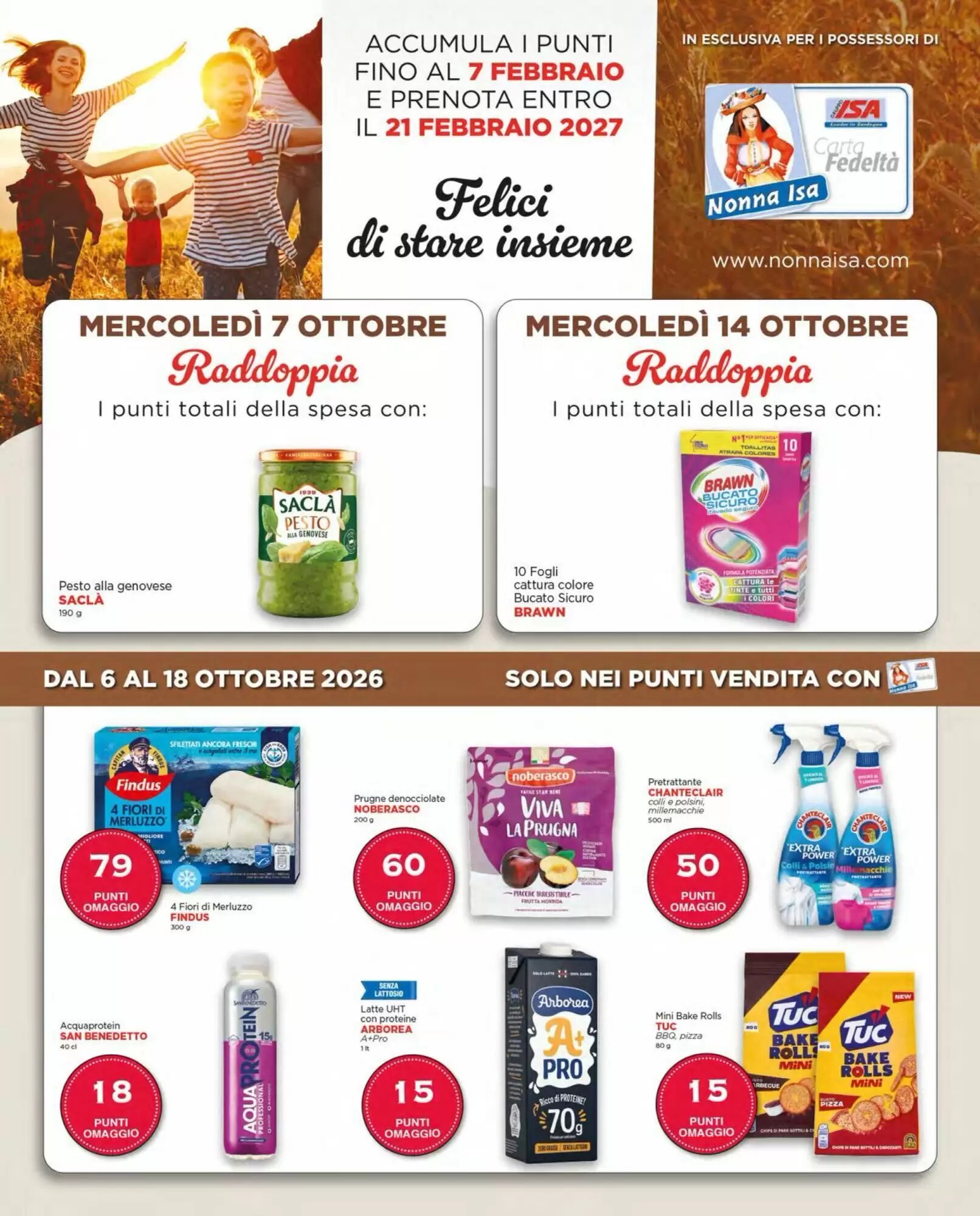 Volantino promozionale Supermercati Nonna Isa  valide dal 06/10/2026 - Pagina 7.